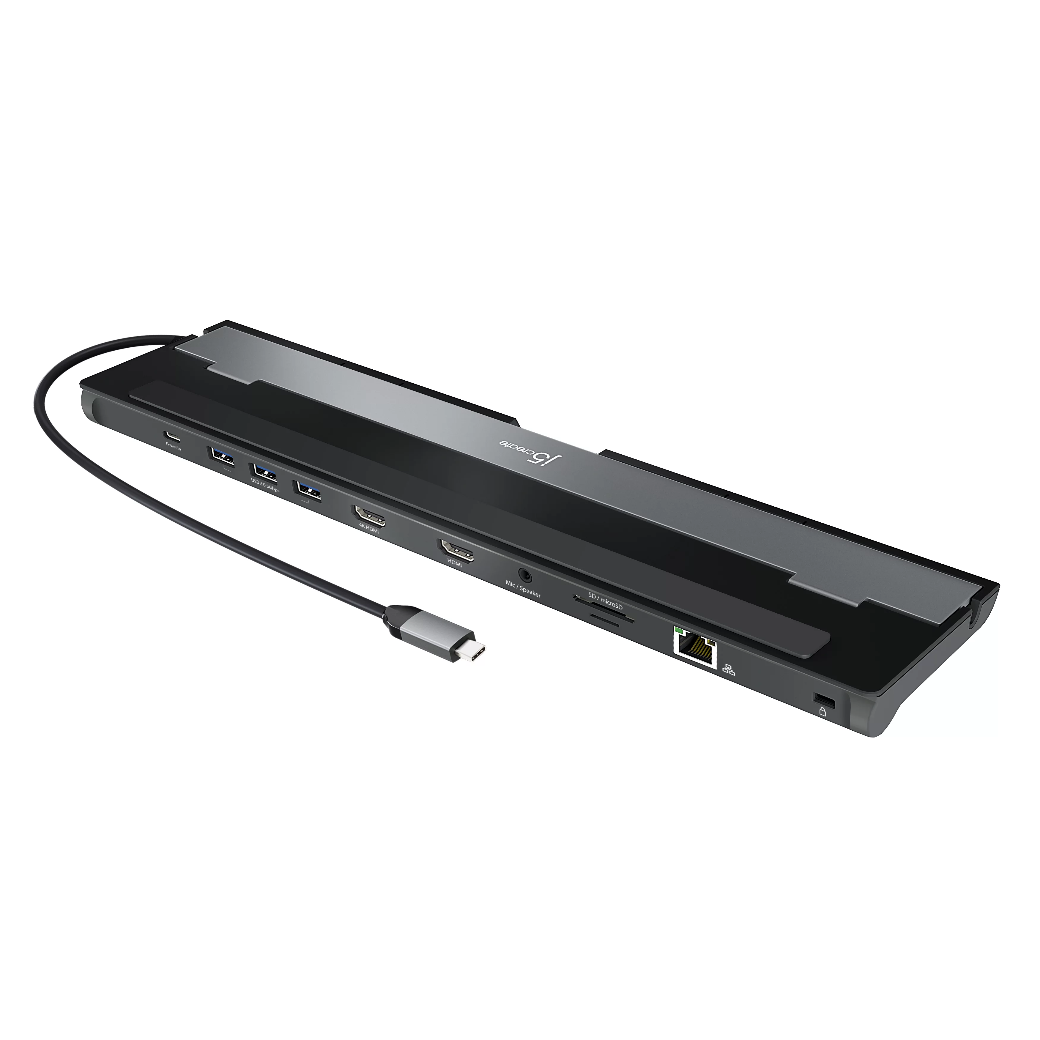 j5create USB-C Dual HDMI Docking Station, JCD542