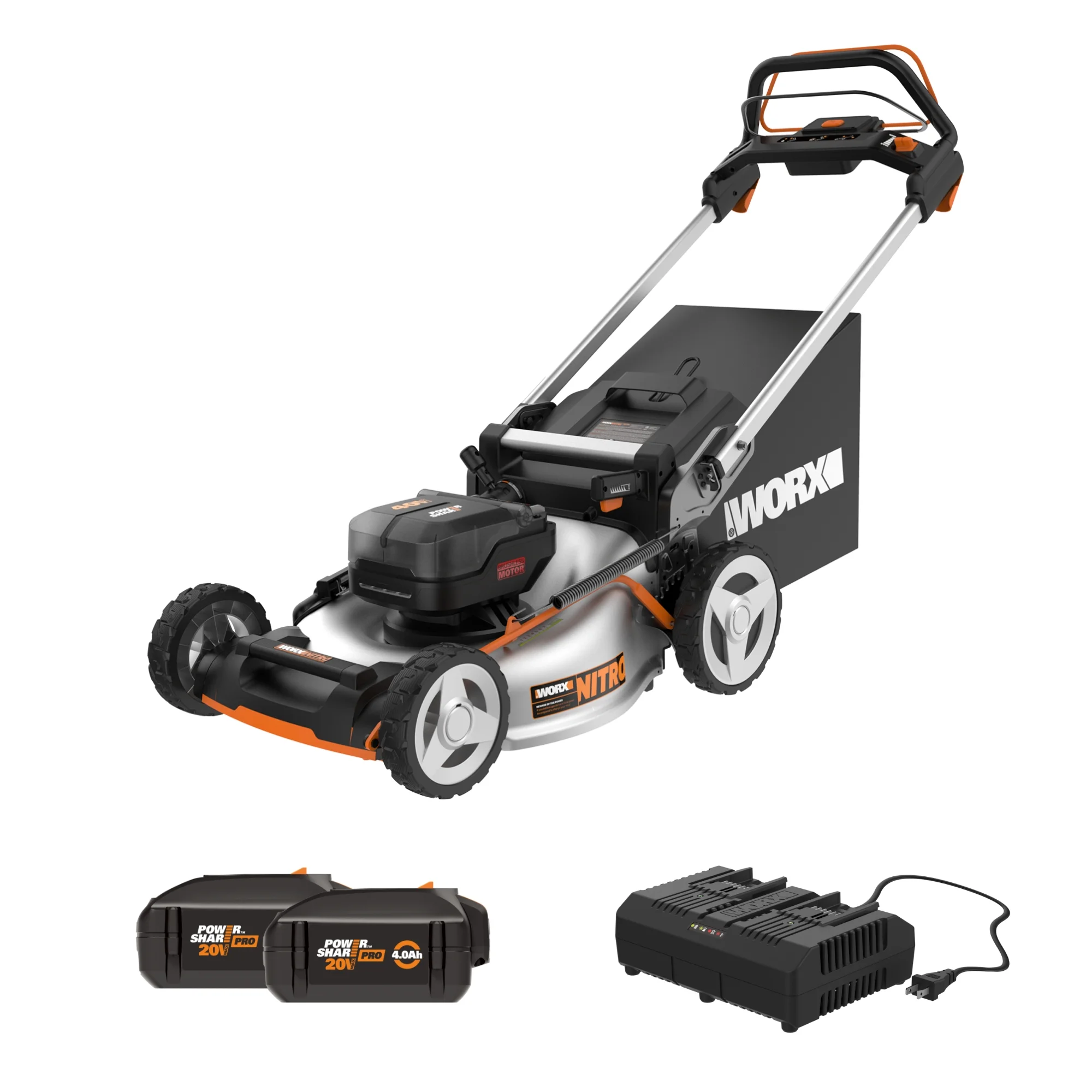 Worx Nitro WG753 40V Power Share PRO 21″ Cordless Self-Propelled Lawn Mower