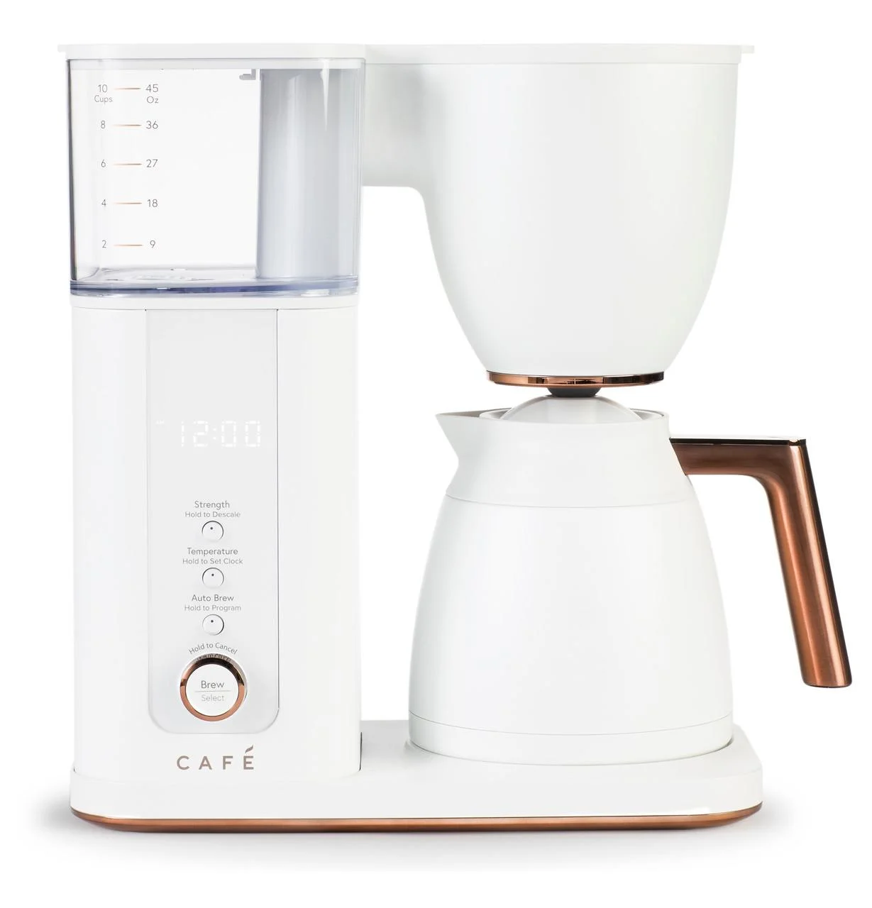 Caf – Drip 10-Cup Coffee Maker with WiFi – Matte White