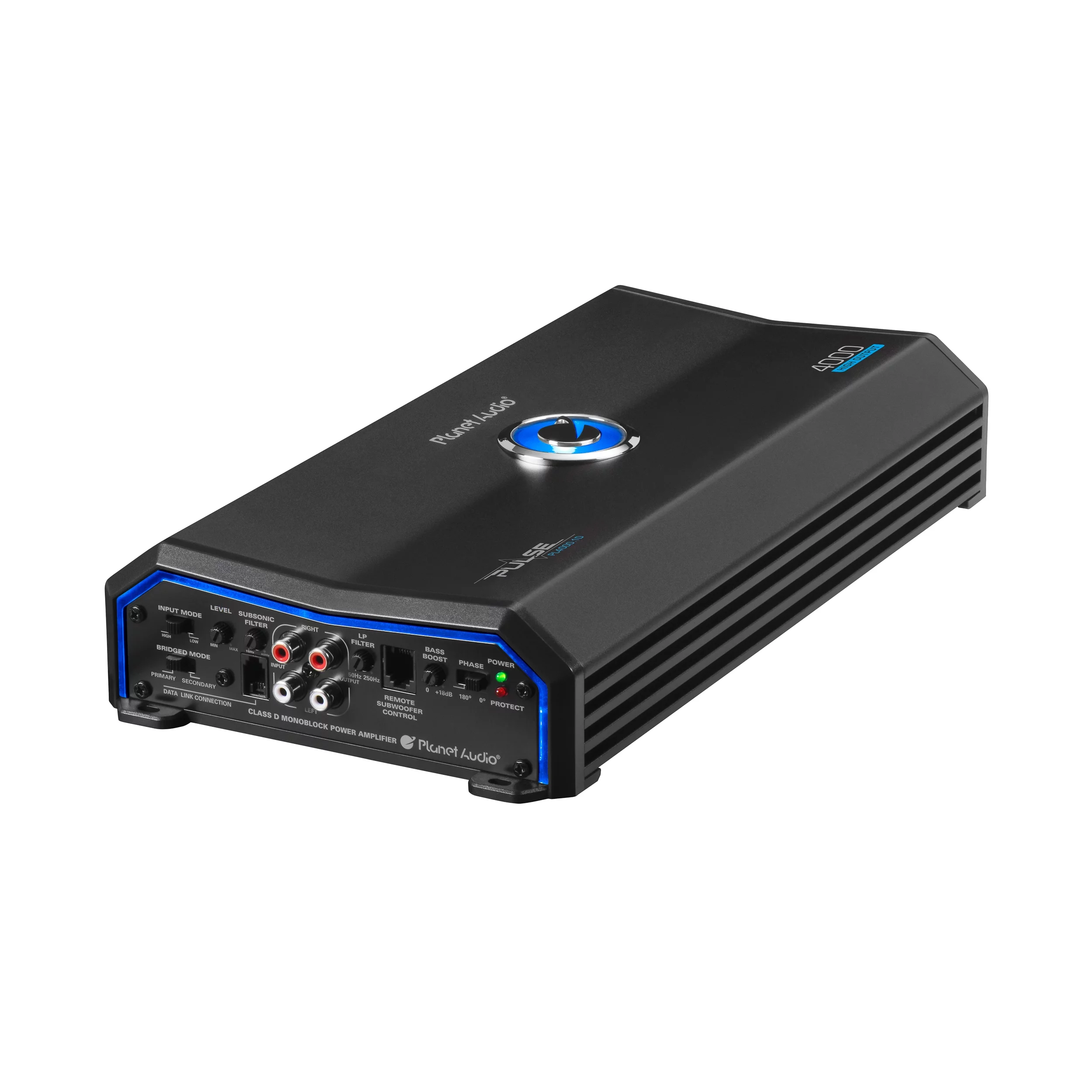 Planet Audio PL4000.1D Pulse Series Car Audio Amplifier 4000W Output, Monoblock, Class D, Mosfet