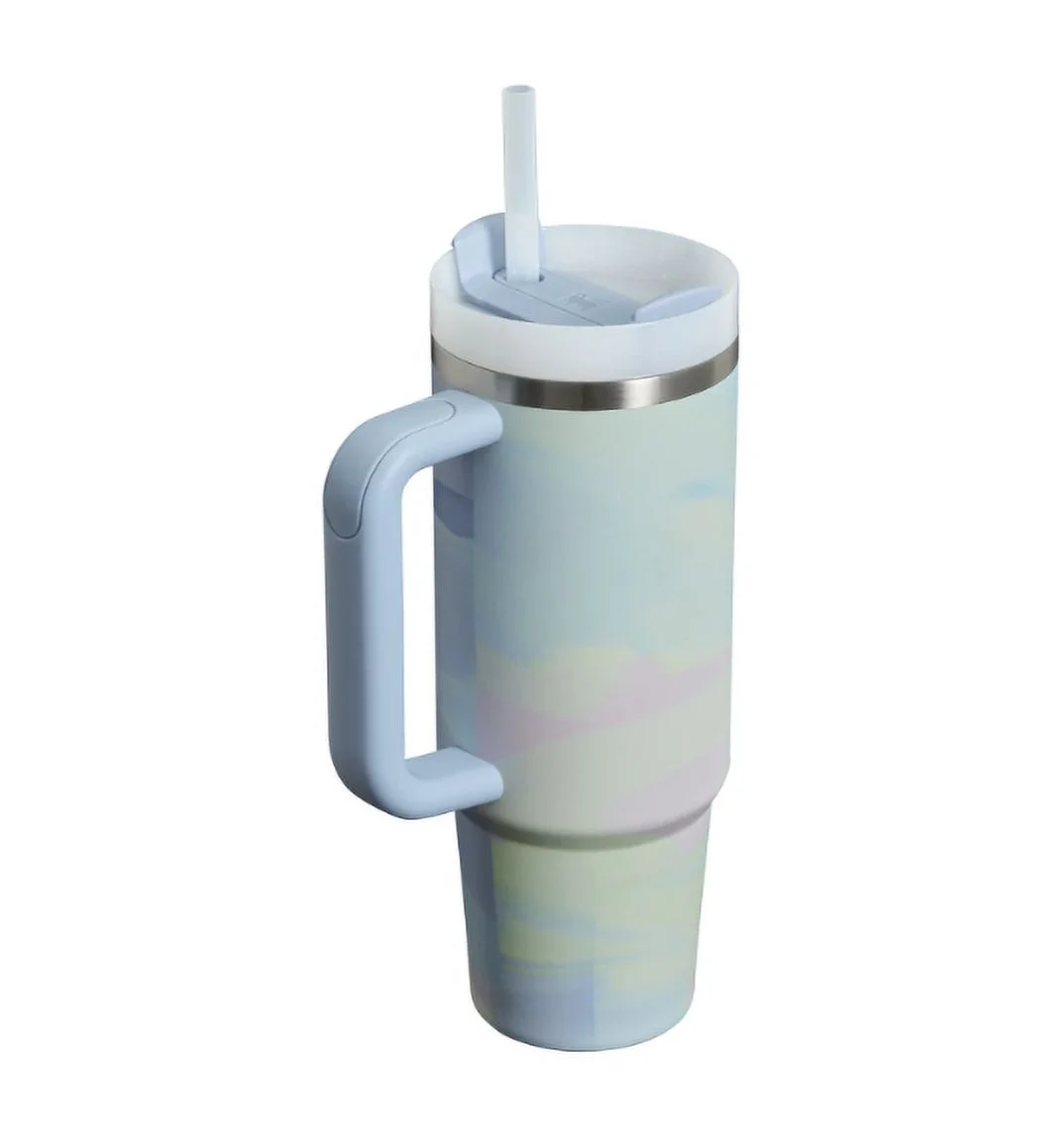 THE CLEAN SLATE QUENCHER H2.0 FLOWSTATE TUMBLER | 30 OZ-Cool Serene Brushstroke