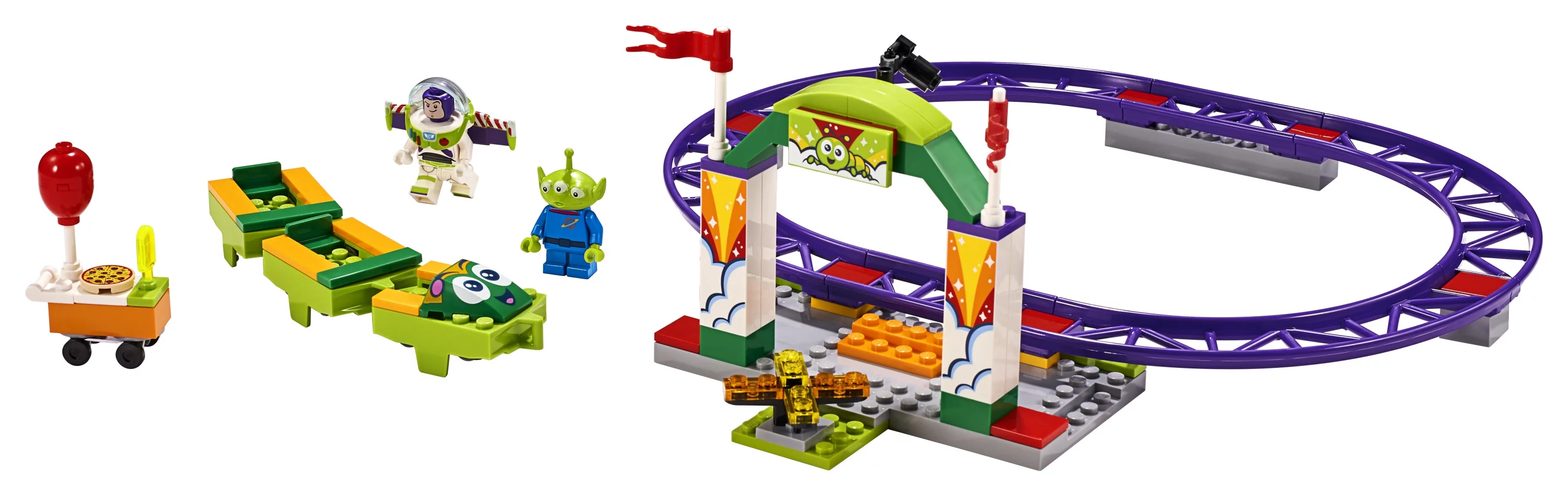 LEGO Disney Pixar’s Toy Story 4 Carnival Thrill Coaster 10771 Building Toy (98 Pieces)