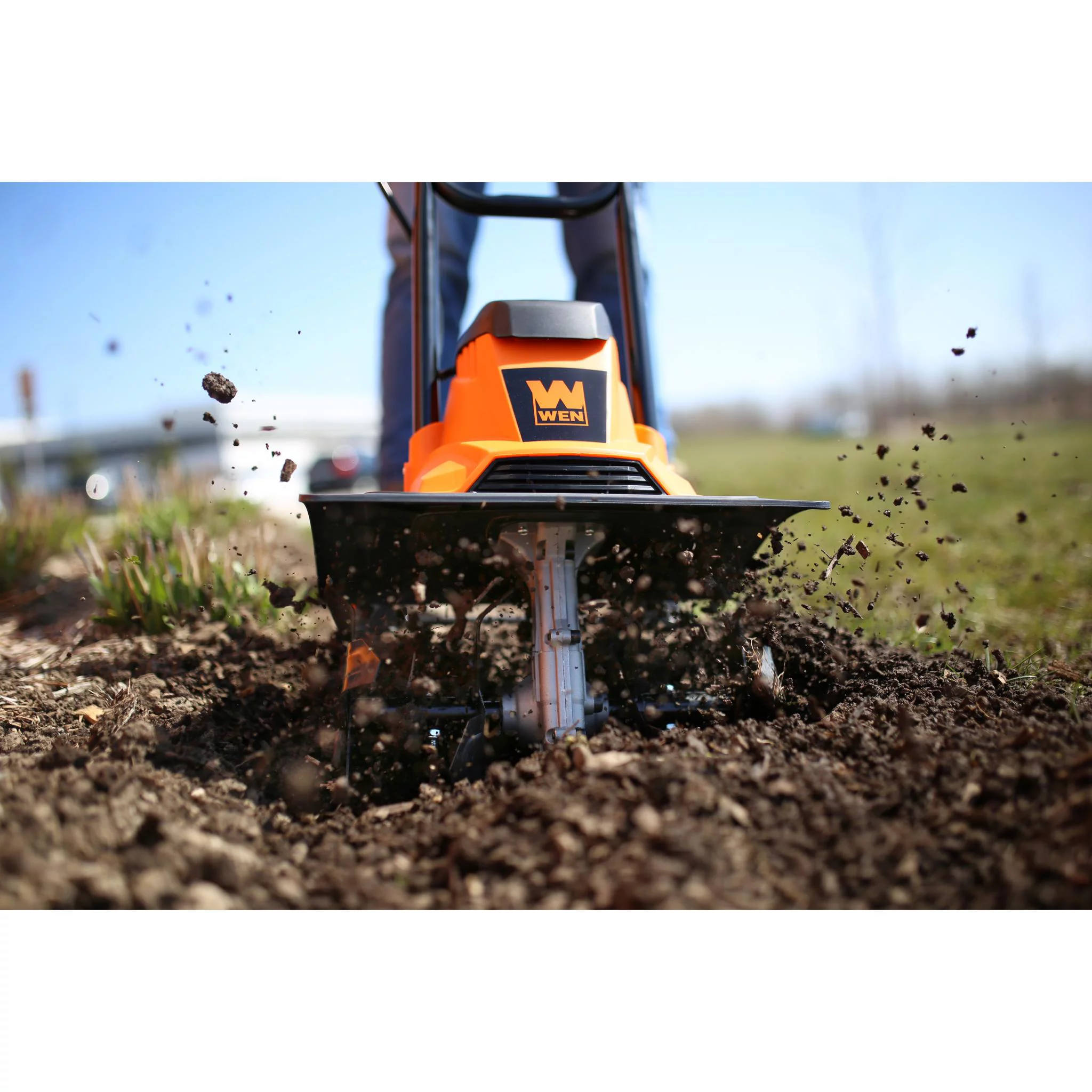 WEN 10-Amp 14-Inch Electric Tiller and Cultivator