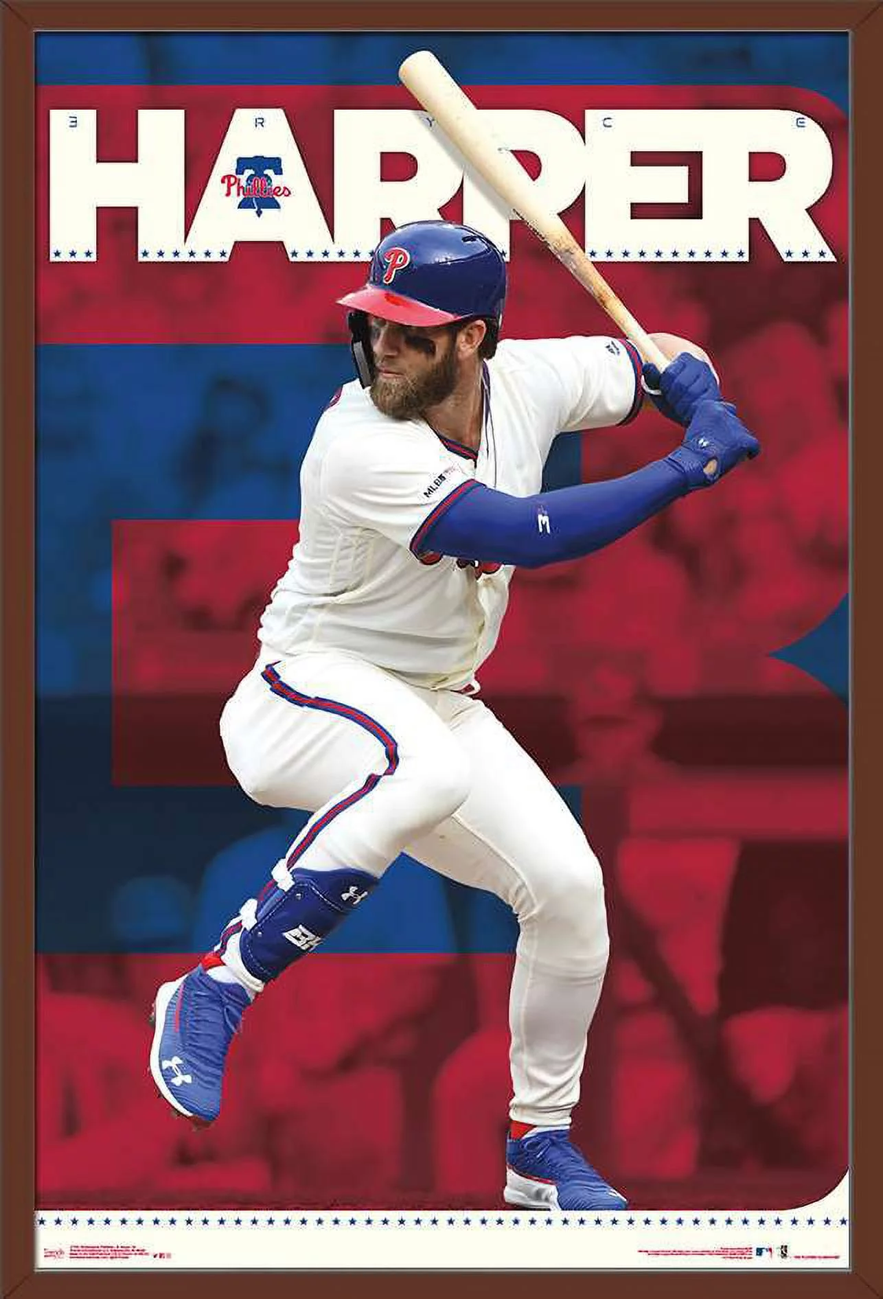 MLB Philadelphia Phillies – Bryce Harper Wall Poster, 22.375″ x 34″