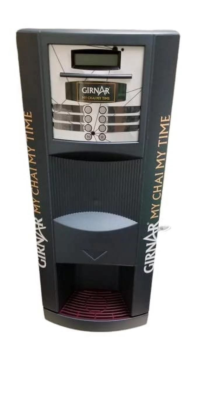 Godrej Girnar Tea & Coffee Vending Machine Chai, Pro Commercial Coffee Maker – Electric Grinder & Brewer with Multi Settings – 3 Flavors Option