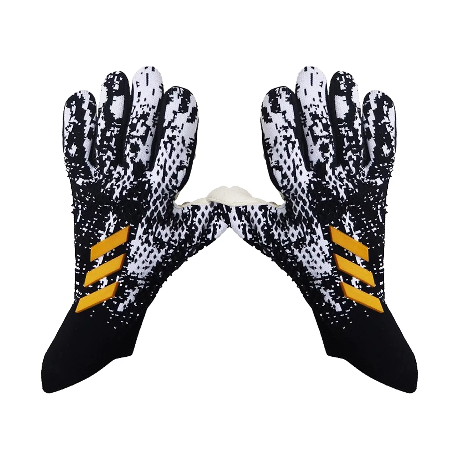 Soccer Goalkeeper Gloves Thickned Non-skid Red Green Black Latex Thickened Cold-resistant Breathable And Comfortable