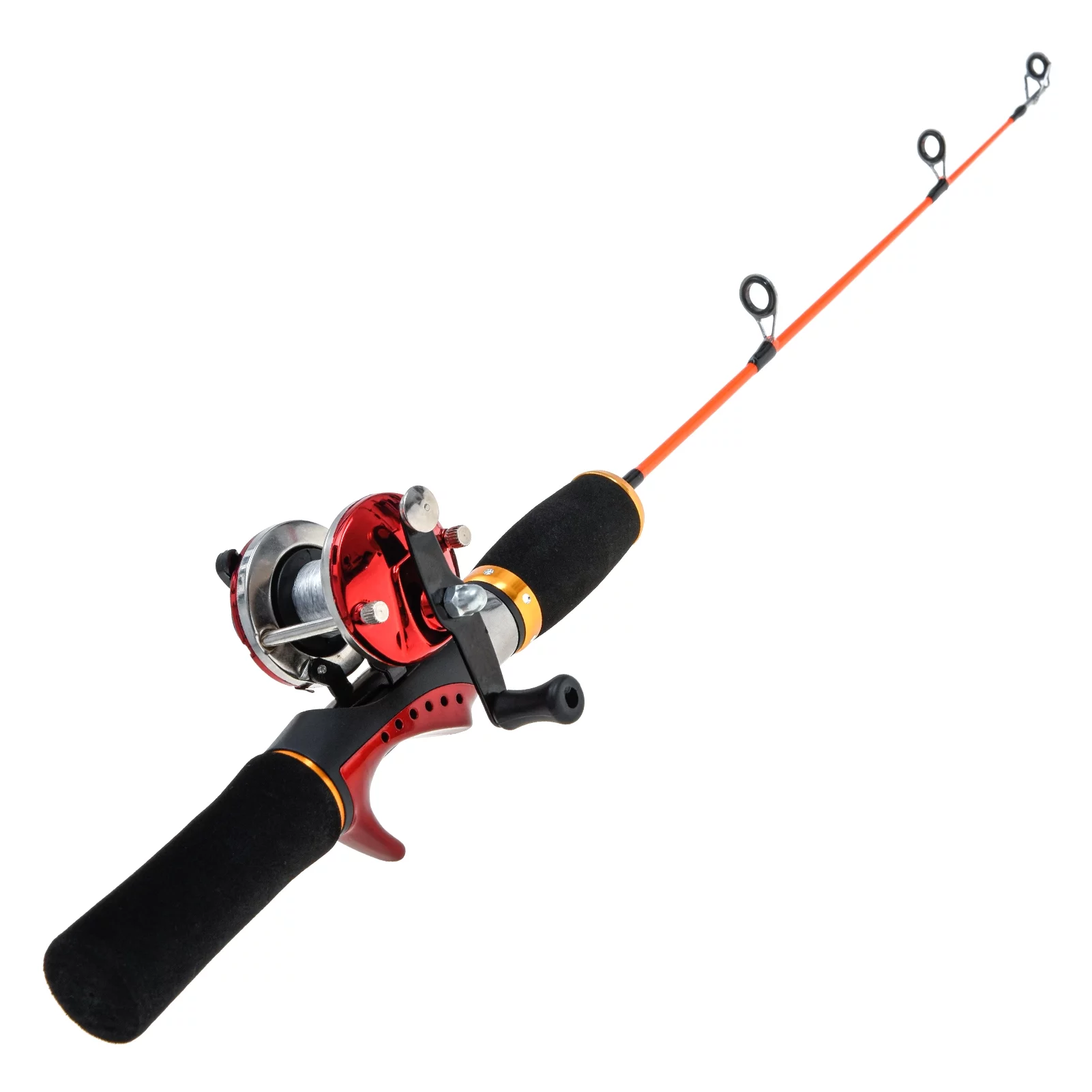 Lixada Ice Fishing Rod Reel Combo Complete Kit with Ice Skimmer and Carry Bag