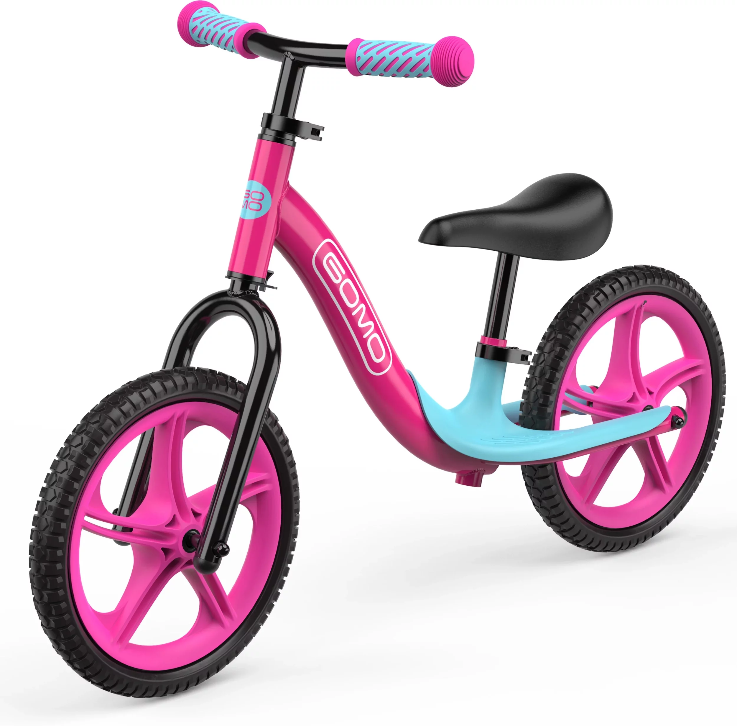 GOMO Balance Bike – Toddler Training Bike for 18 Months, 2, 3, 4 and 5 Year Old Kids – Ultra Cool Colors Push Bikes for Toddlers/No Pedal Scooter Bicycle with Footrest