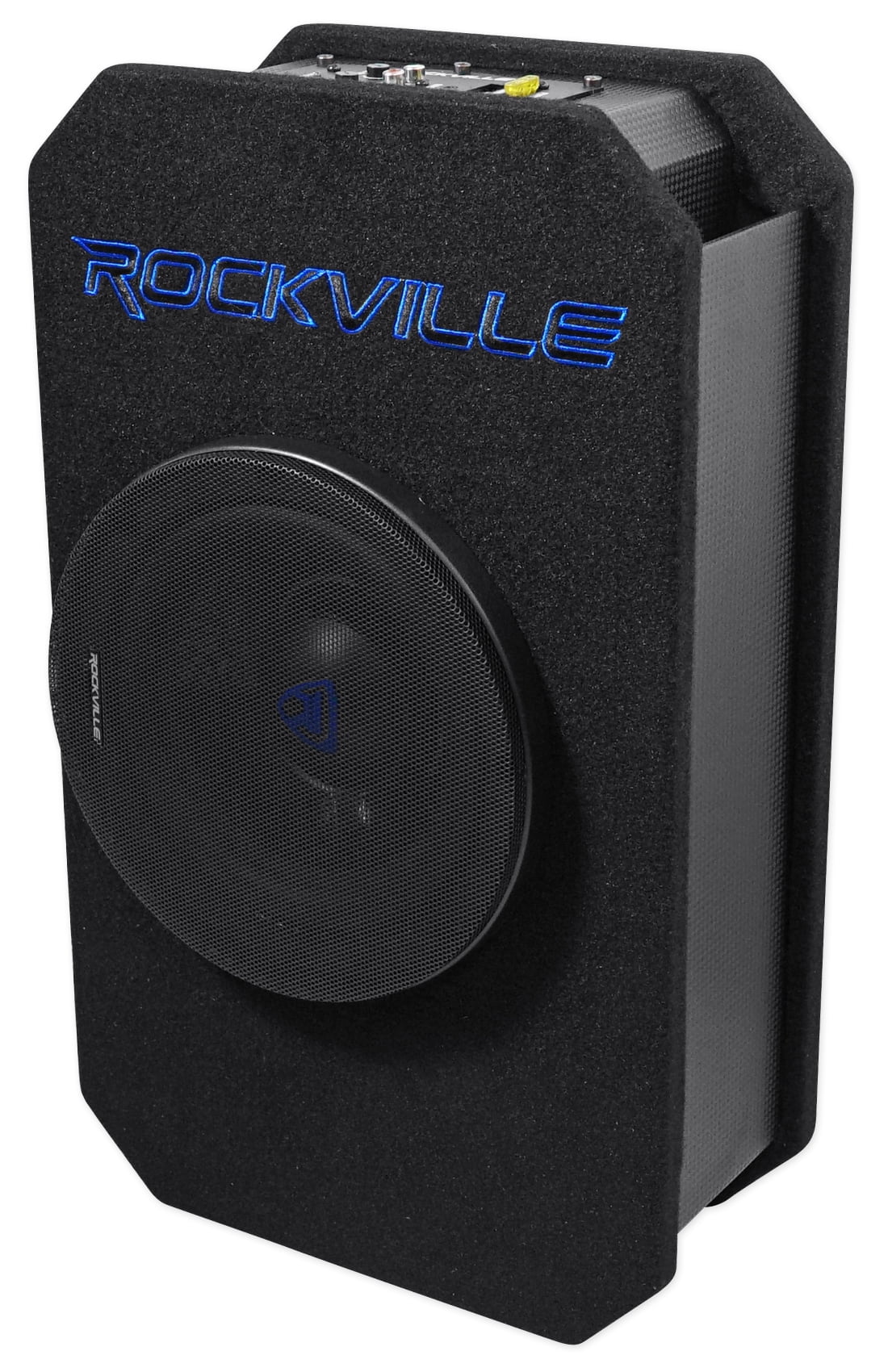 Rockville RMW8A 8″ 800 Watt Ported Powered Truck Subwoofer In Slim Enclosure