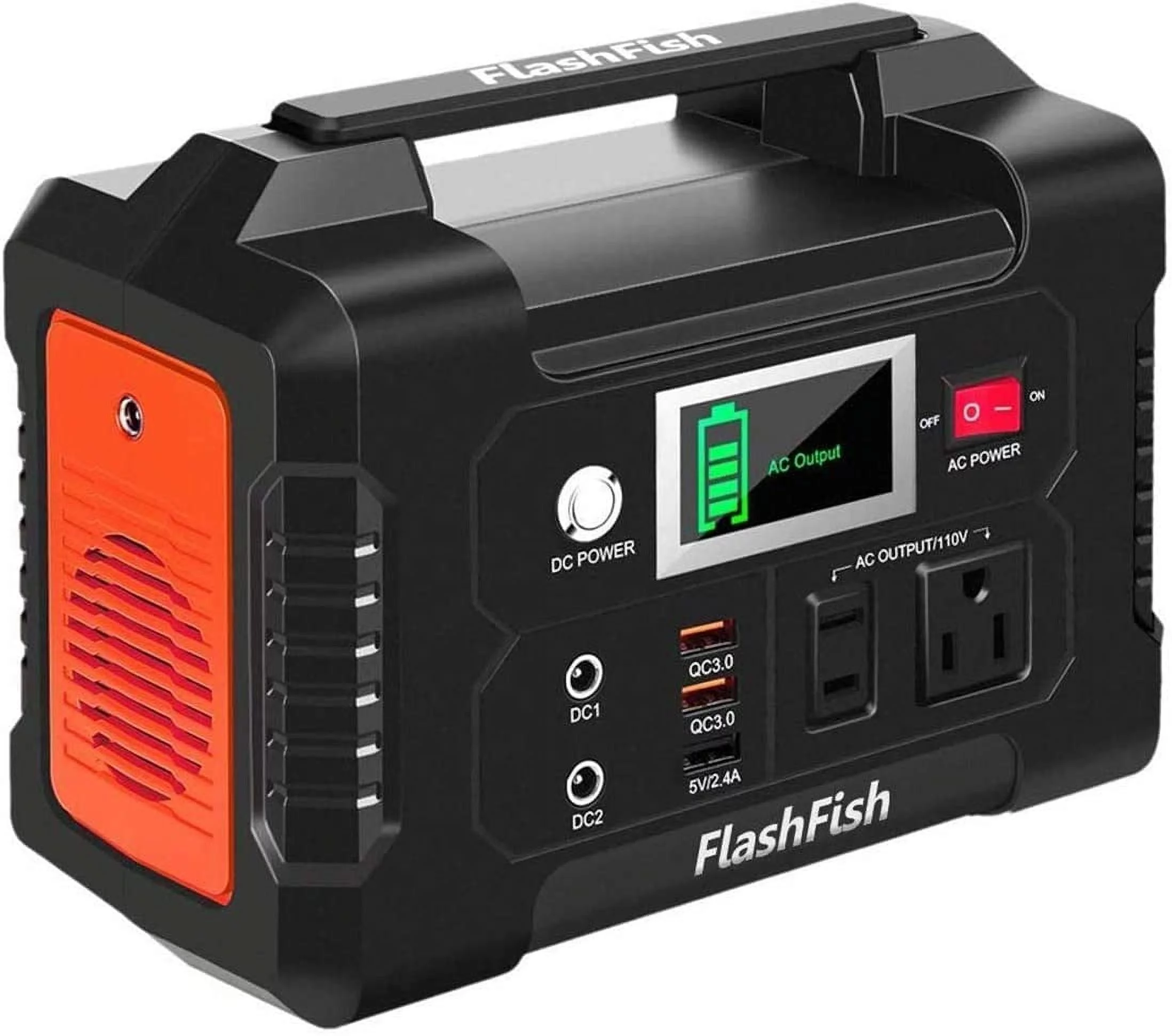 Flashfish 200W Portable Power Station, 40800mAh Solar Generator, Portable Generatorfor Camping Travel Emergency