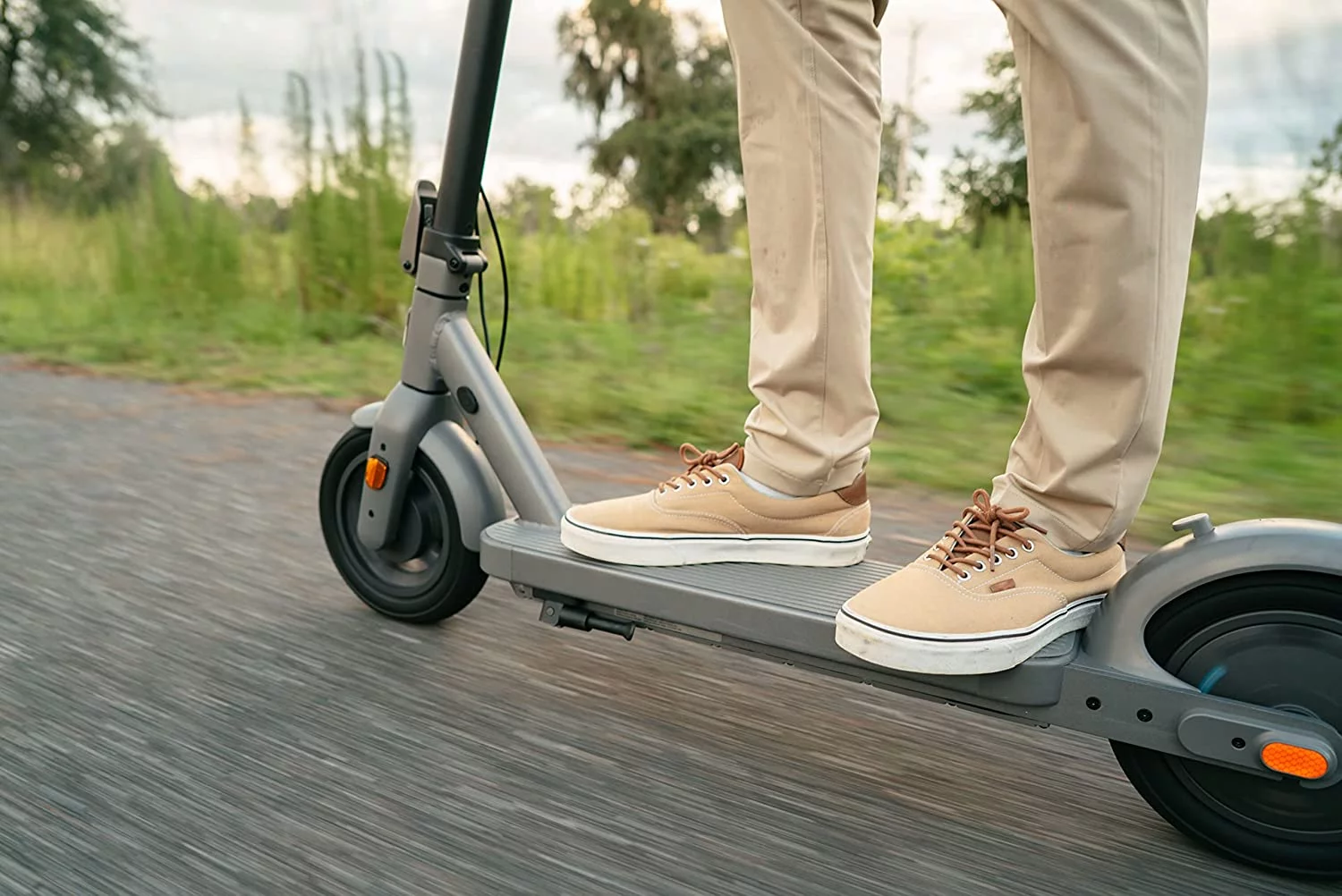 Blutron One S40 Electric Scooter, 25 Miles Long Range, 20 MPH Max Speed, 700W Peak Power Motor, Portable Folding Commuting Scooter for Adults