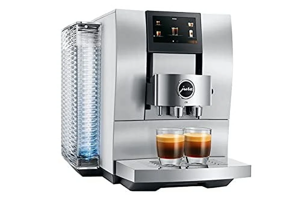 Jura Z10 Automatic Coffee Machine for Hot and Cold Coffee (Aluminum White)