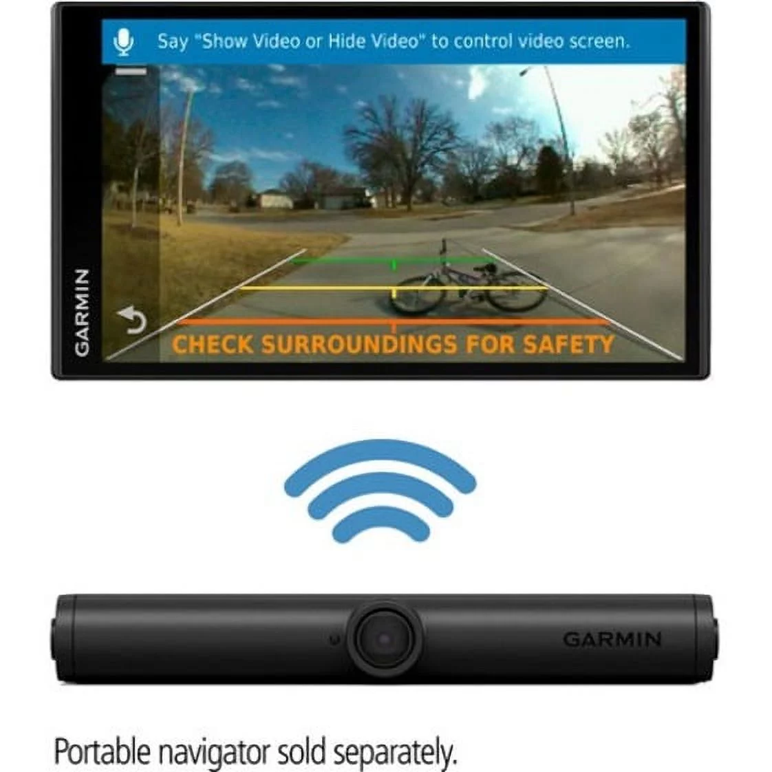 Garmin BC 40 Wireless Backup Camera With License Plate Mount