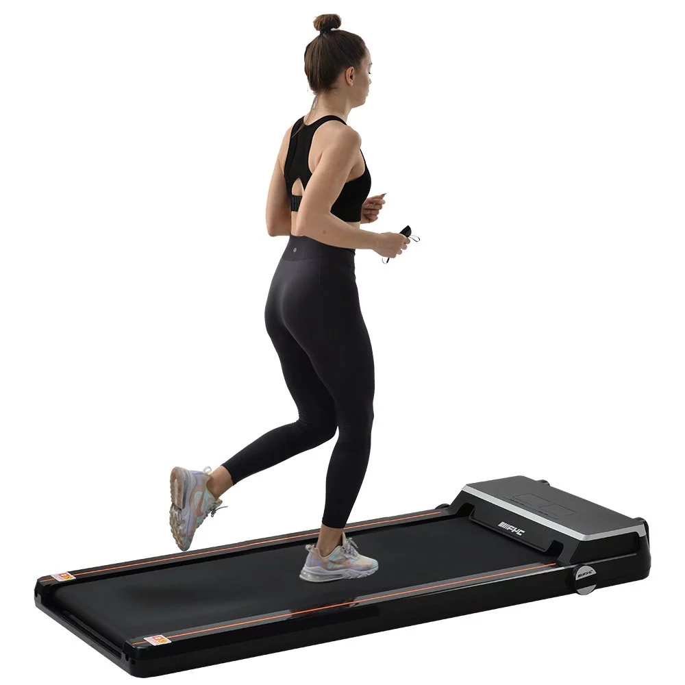 Hassch Under Desk Treadmill 2.5HP Slim Walking Treadmill 265LBS – Electric Treadmill with APP Bluetooth Remote Control LED Display, Running Walking Jogging for Home Office Use (Installation Free)