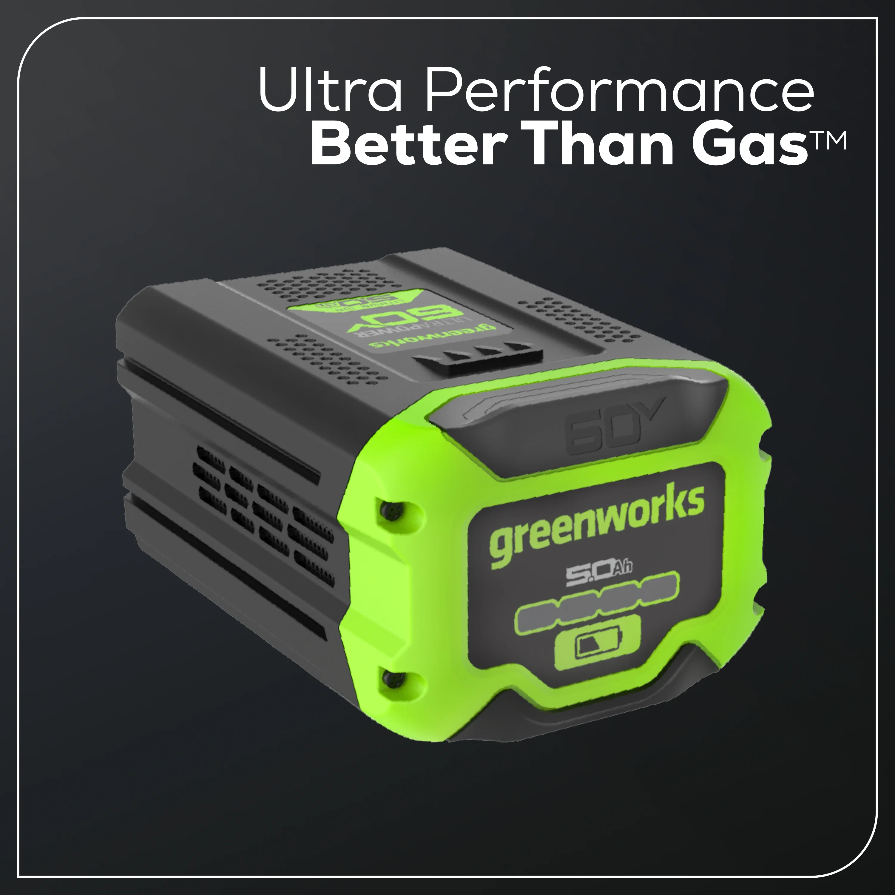 Greenworks 60V 5.0 Ah HC Battery 1807502