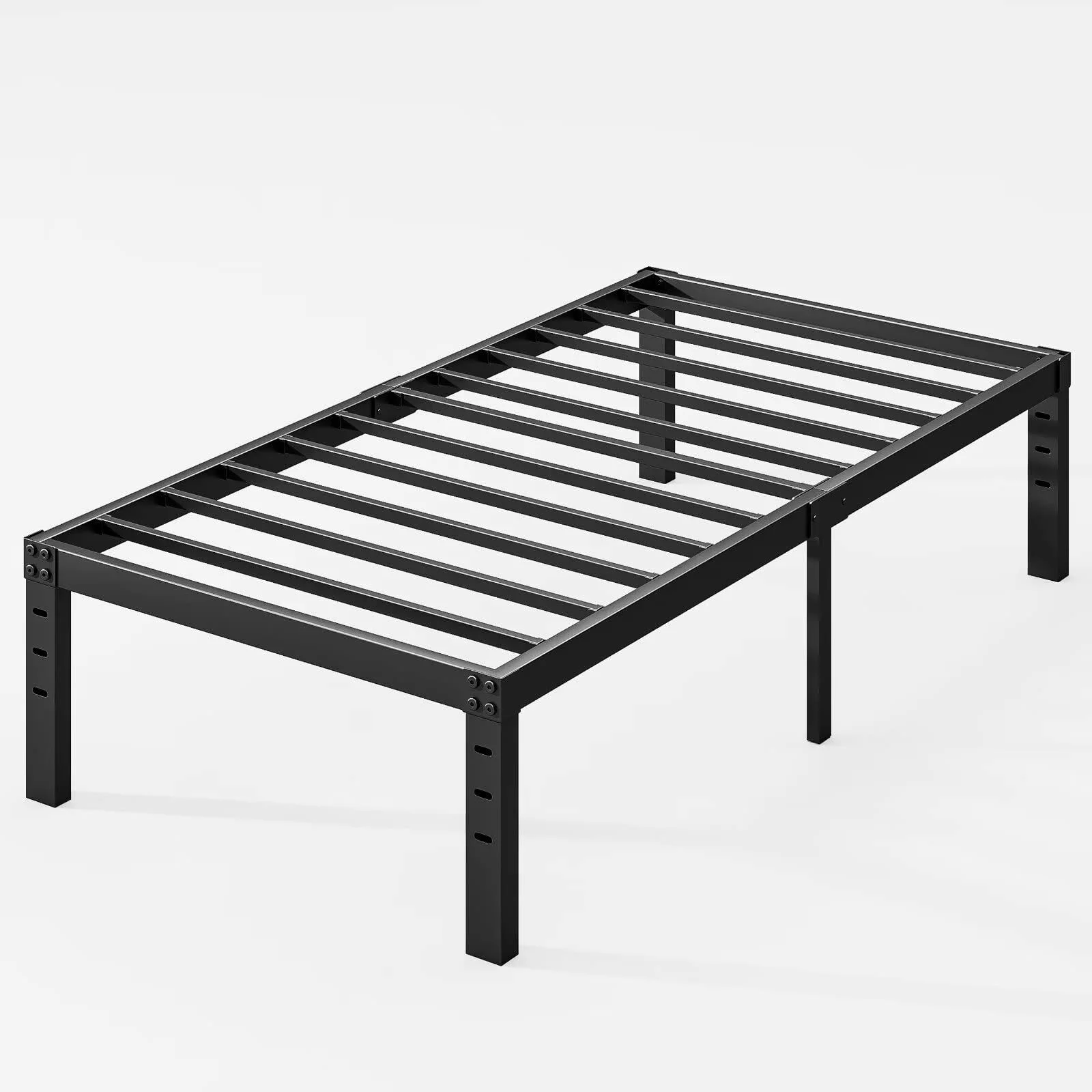 ULIESC 14″ Heavy Duty Metal Platform Bed Frame, No Box Spring Needed, Queen Size