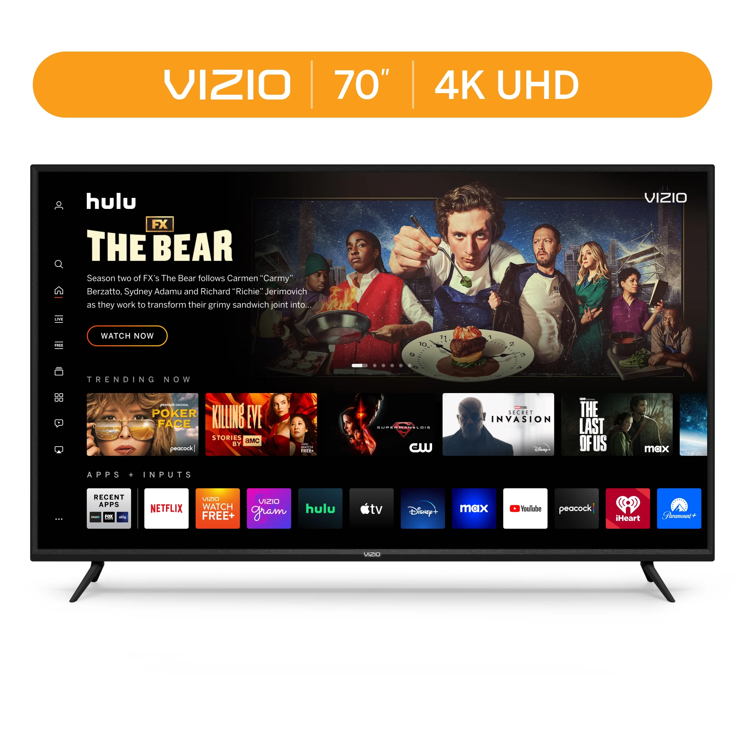 VIZIO 70″ Class V-Series 4K UHD LED Smart TV V705-J03