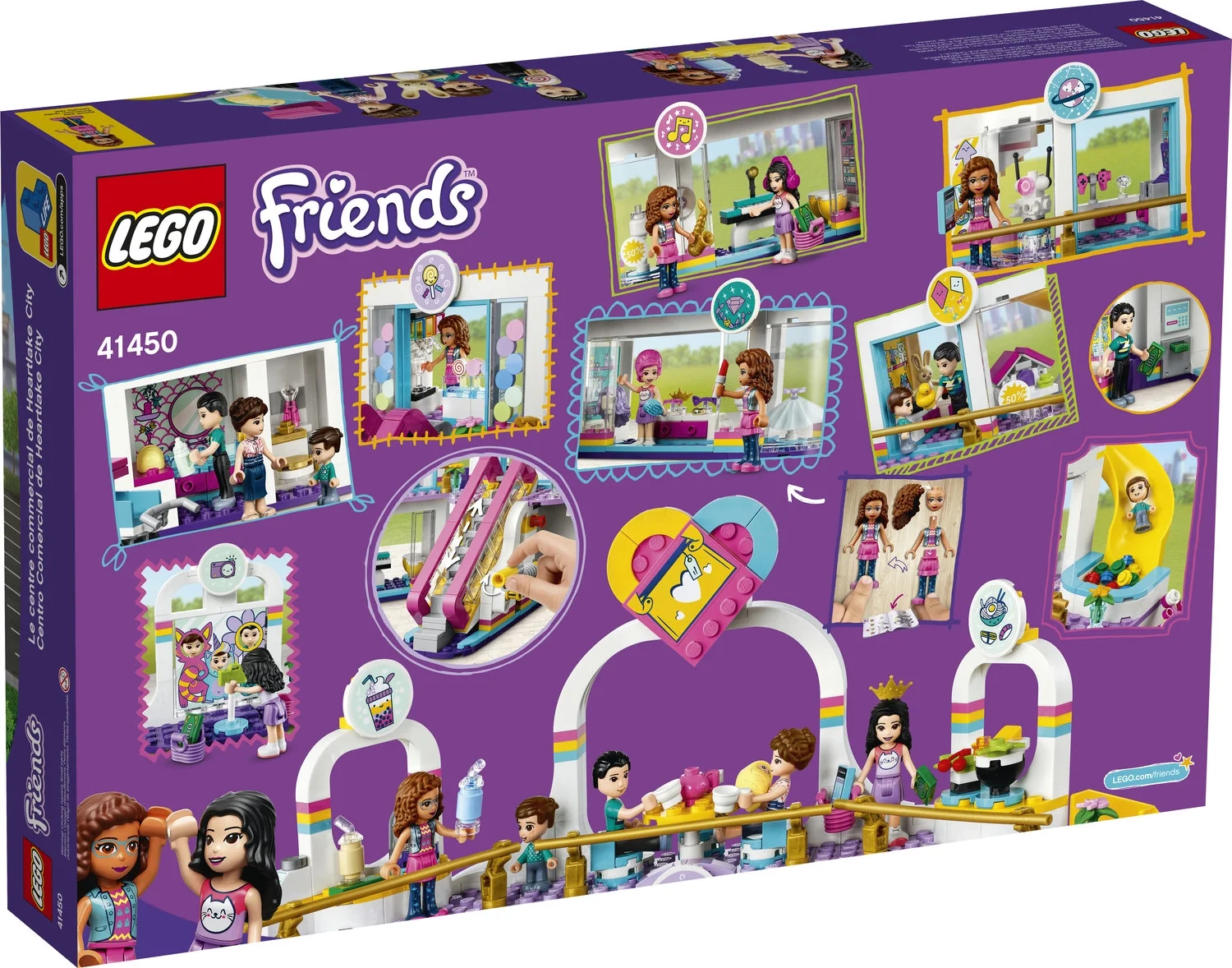 LEGO Friends Heartlake City Shopping Mall 41450 Building Toy for Kids (1,032 Pieces)