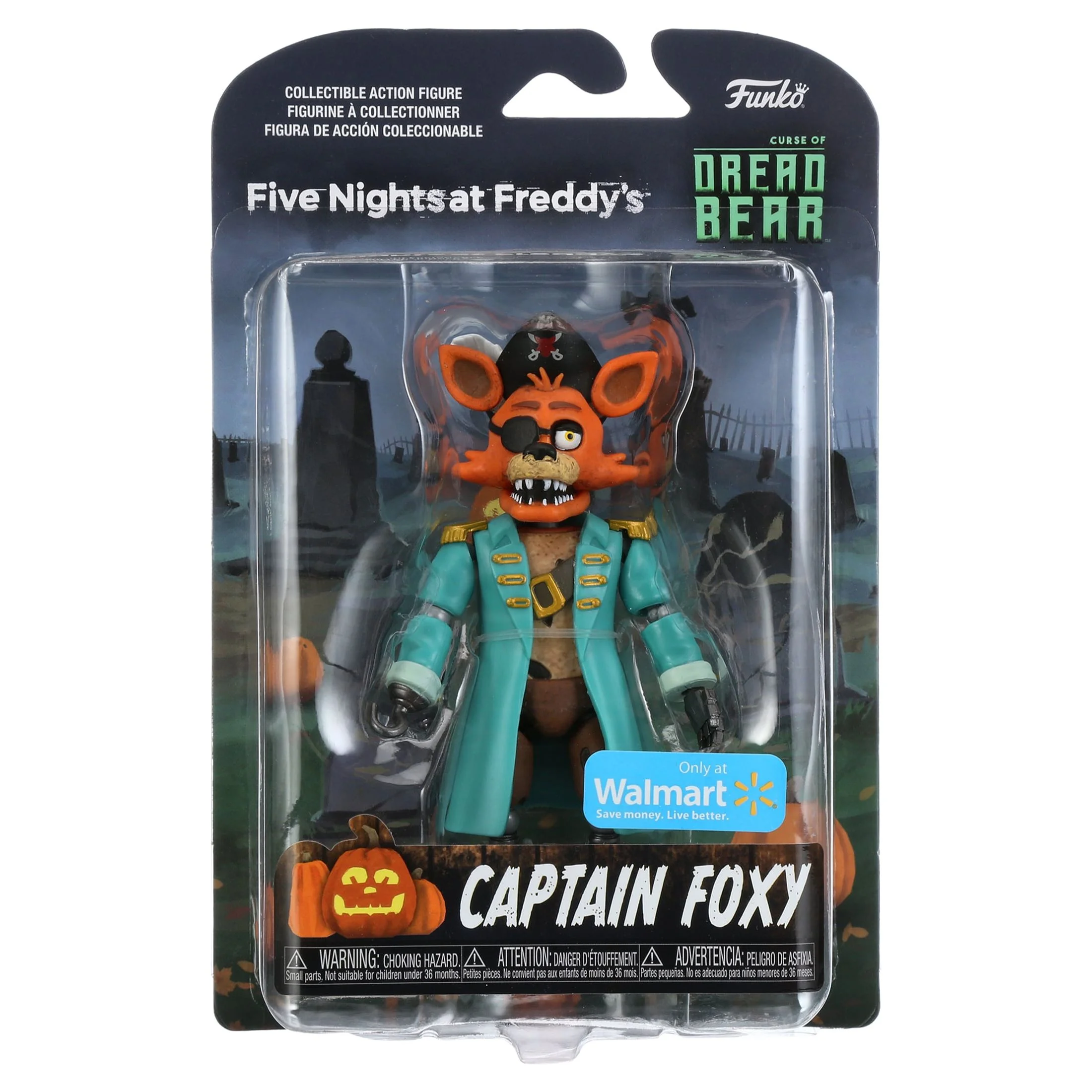 Funko Action Figure: Five Nights at Freddy’s: Curse of Dreadbear – Captain Foxy – Walmart Exclusive