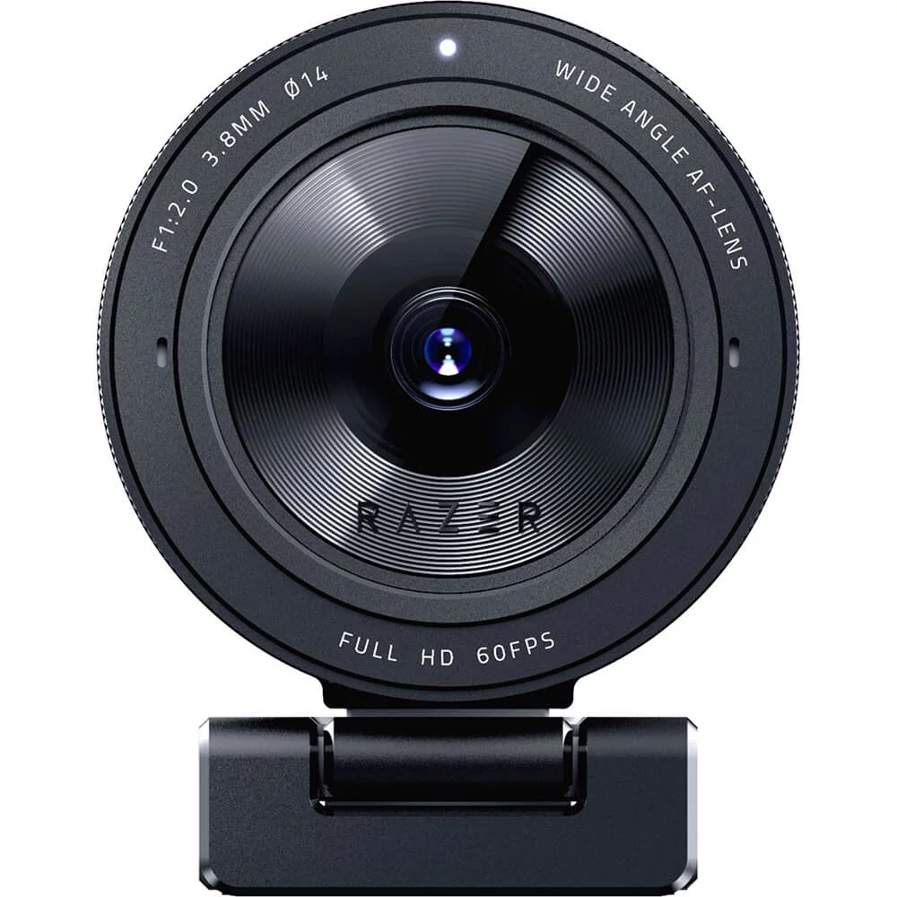 Razer Kiyo Pro Streaming Webcam, Full HD 1080p 60FPS, Adaptive Light Sensor, HDR-Enabled, Wide-Angle Lens, Black