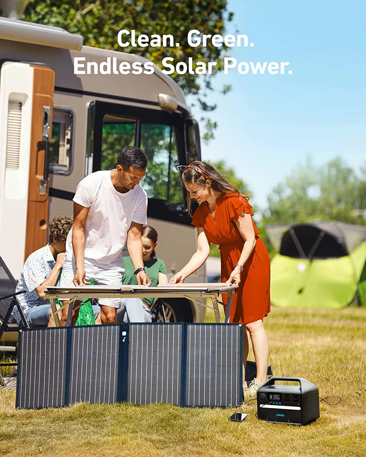 Anker 535 512Wh 160,000mAh LiFePO4 Portal Solar Generator – High-Speed Charging – 160000 mAh Capacity – Solar Power Charging – USB-C port, 2 USB port – 500W AC Outlet