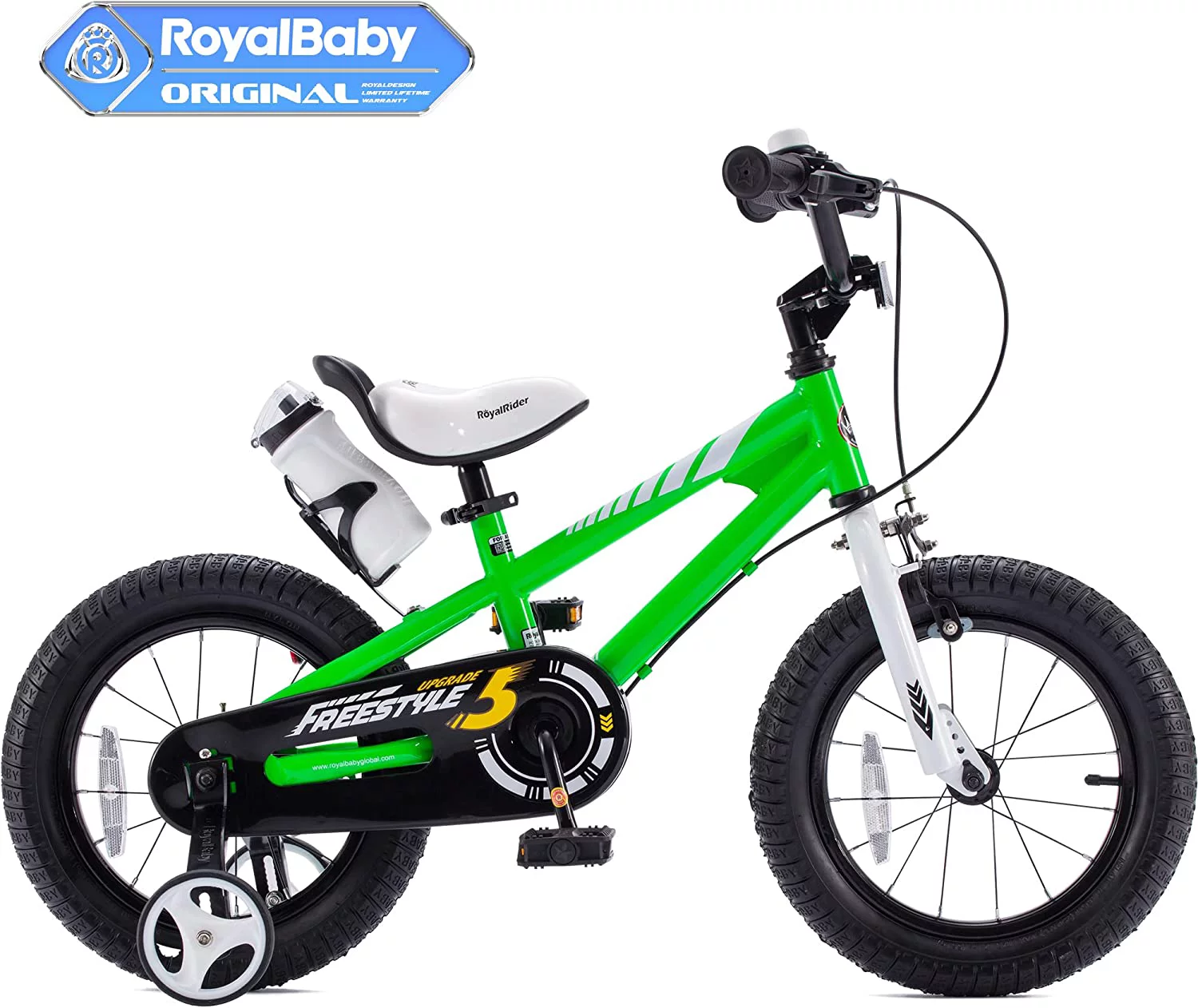 Royalbaby BMX Freestyle 12 inch Kid’s Bike Blue with Two Hand Brakes