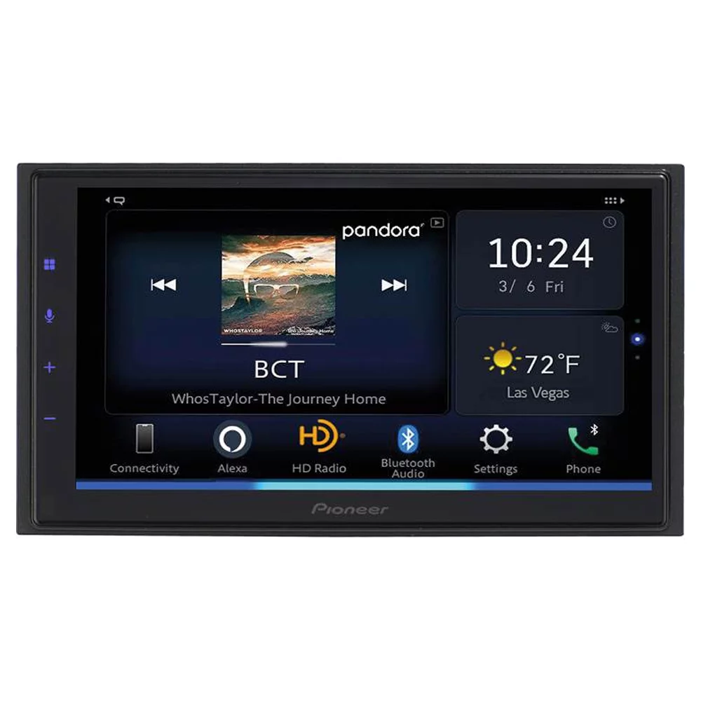 New Pioneer DMH-WC5700NEX 6.8 Inch Multimedia Receiver with License Plate Camera