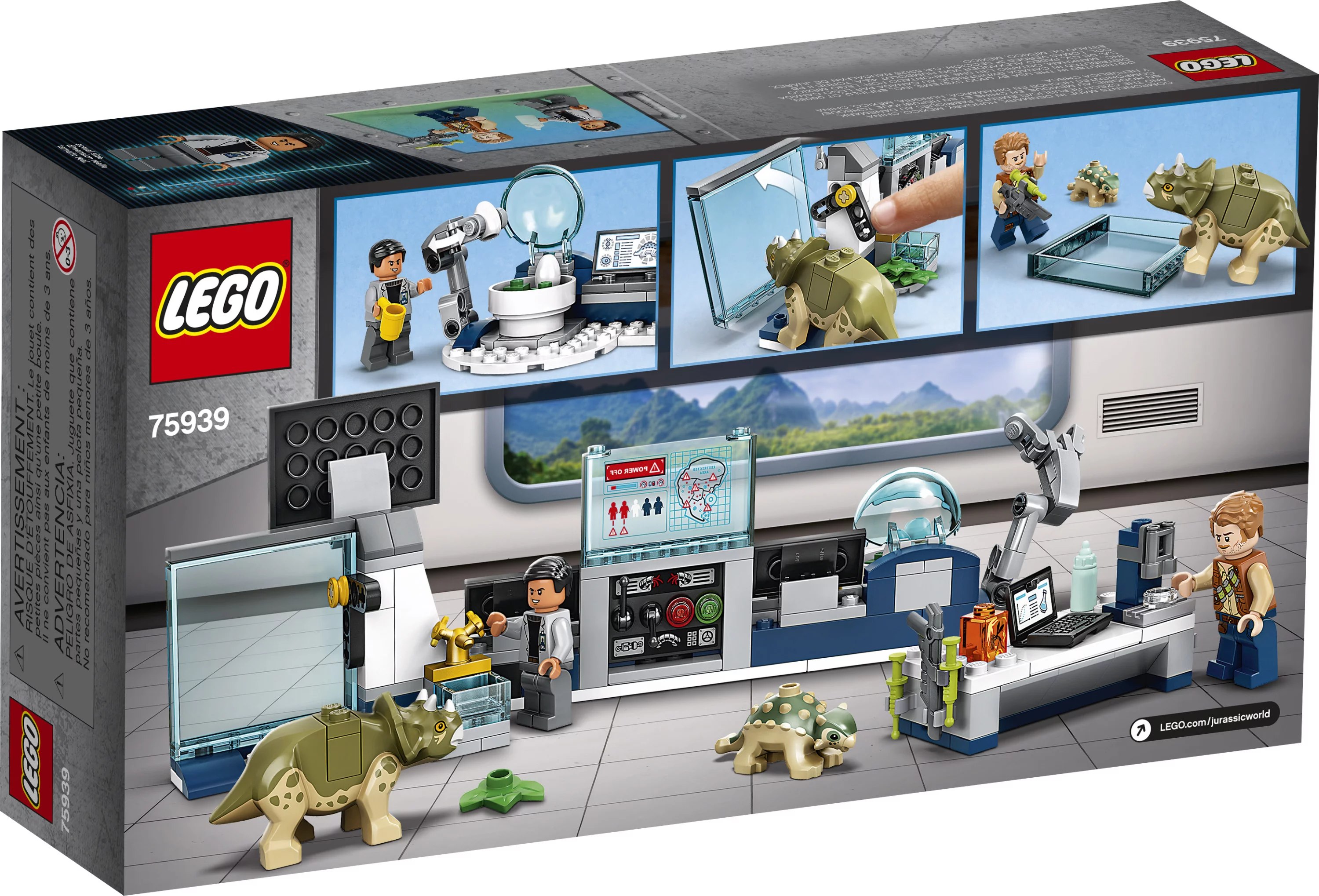 LEGO Jurassic World Dr. Wu’s Lab: Baby Dinosaurs Breakout 75939 Dinosaur Toy for Creative Play (164 Pieces)