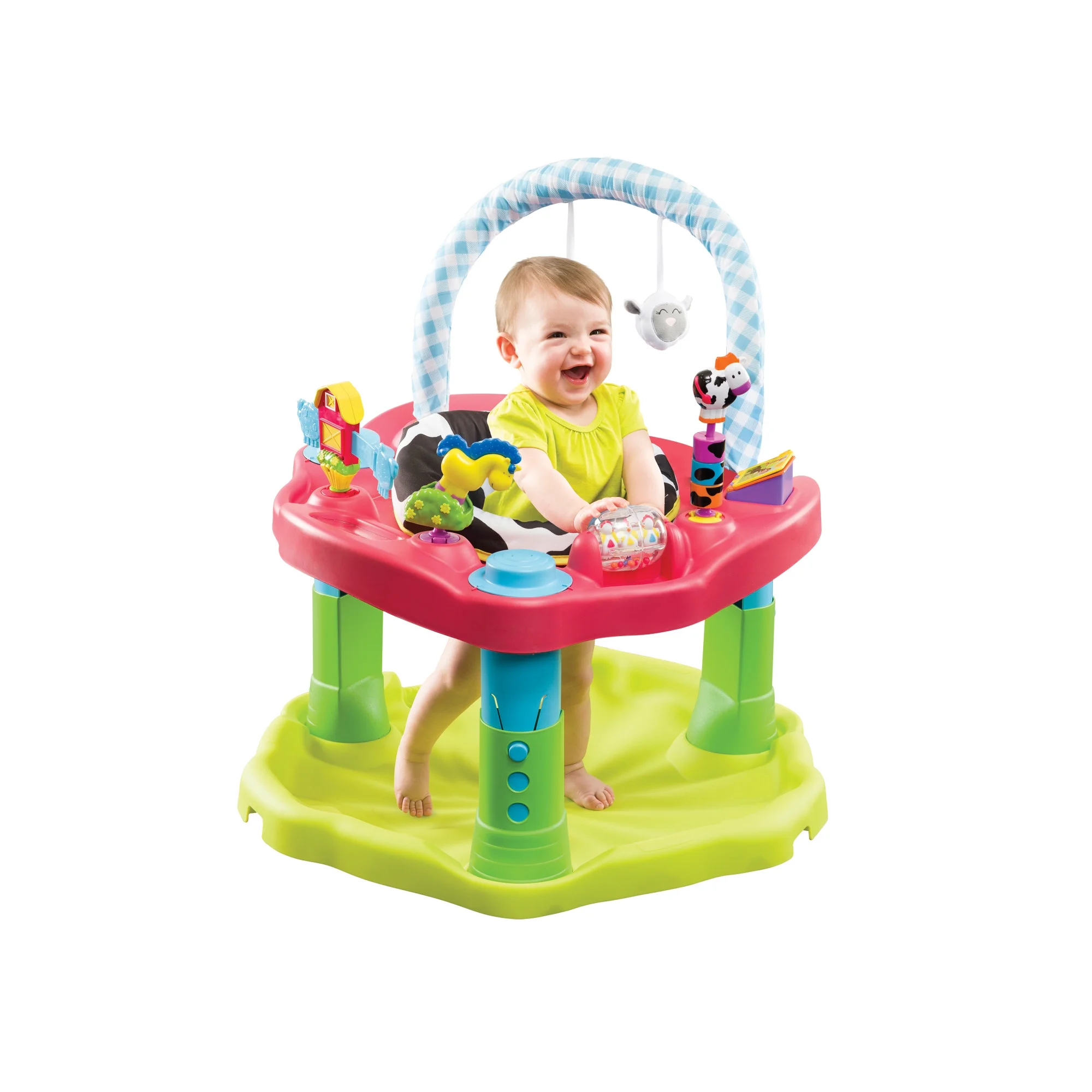 ExerSaucer Moovin’ & Groovin’ Bouncing Activity Saucer, Unisex