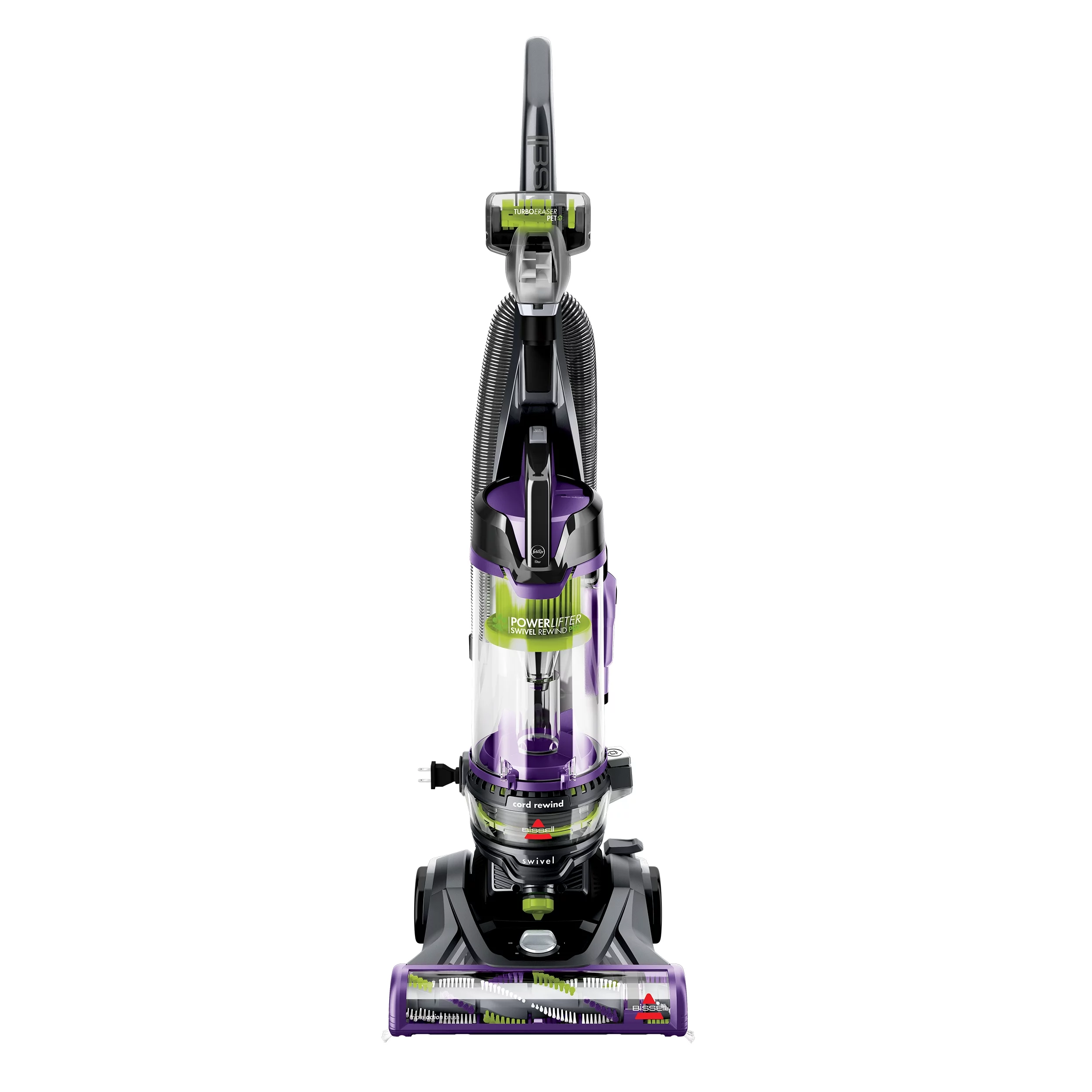 BISSELL Power Lifter Pet Rewind with Swivel Bagless Upright Vacuum, 2259