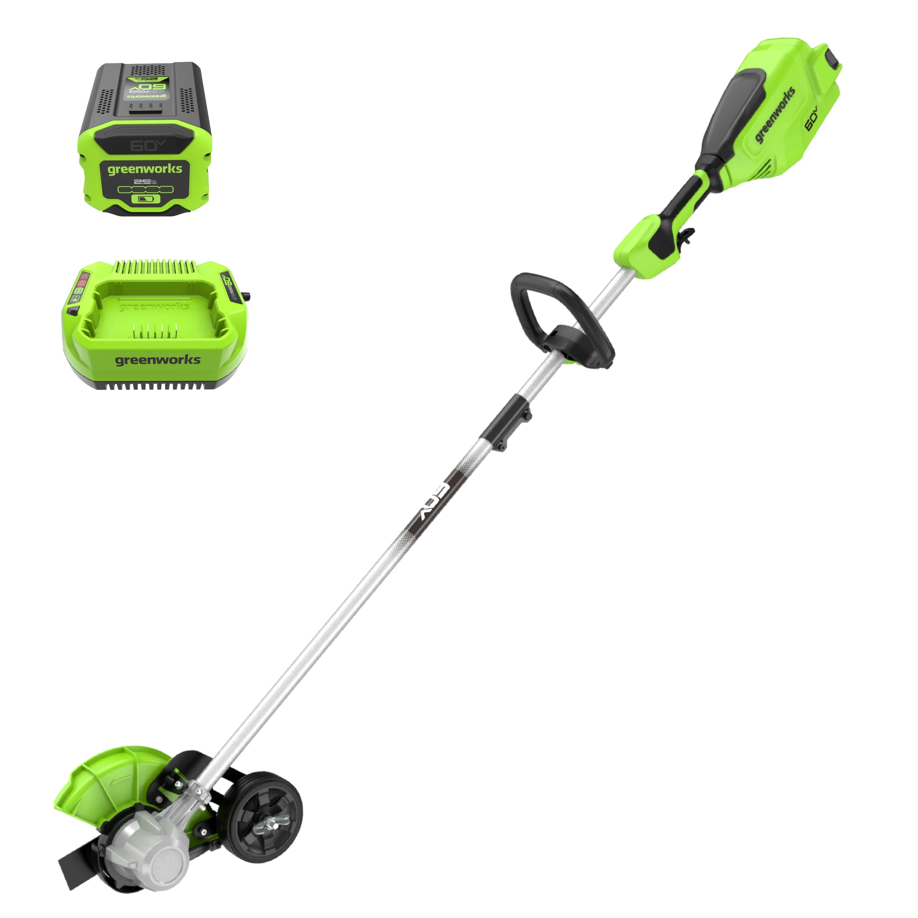 Greenworks 60V 8″ Edger with 2.5 Ah Battery & Charger 2703302