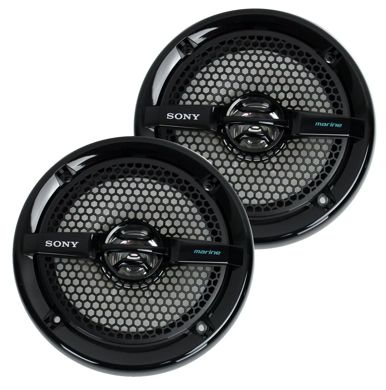 Sony XS-MP1611B 6.5″ Dual Cone Marine Speakers (Black)