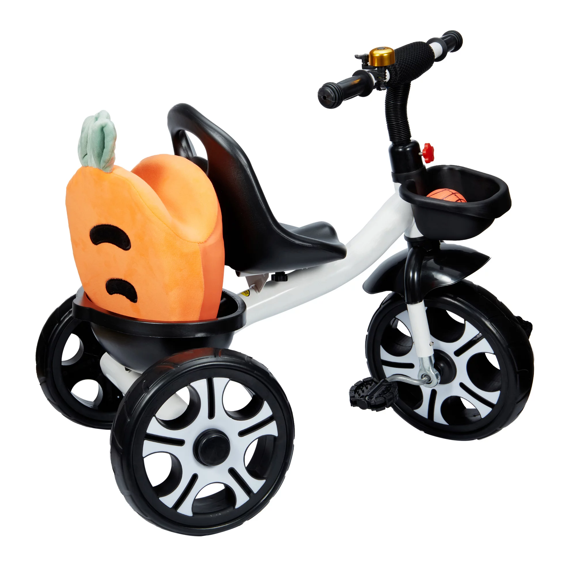 LELINTA Kids Tricycles for 3 Years Old Kids, Boys Girls Toddler Beginner Bike Trikes Pedal Bike with 3 Wheel, Storage Bin, Front Basket & Back Basket & Adjustable Seat Height