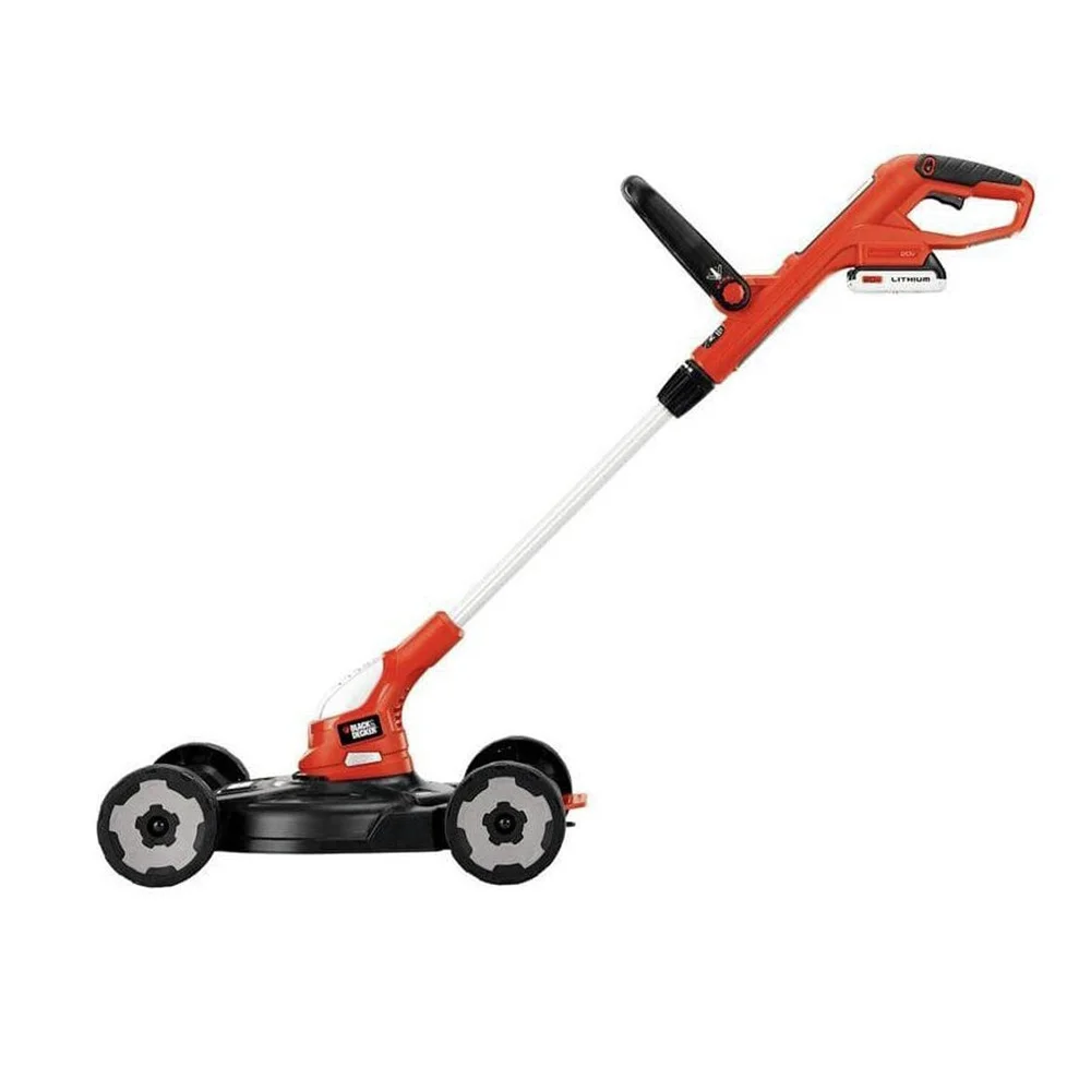 BLACK+DECKER 20V MAX Cordless 12″ Lithium-Ion 3-in-1 Trimmer/Edger and Mower + 2 Batteries