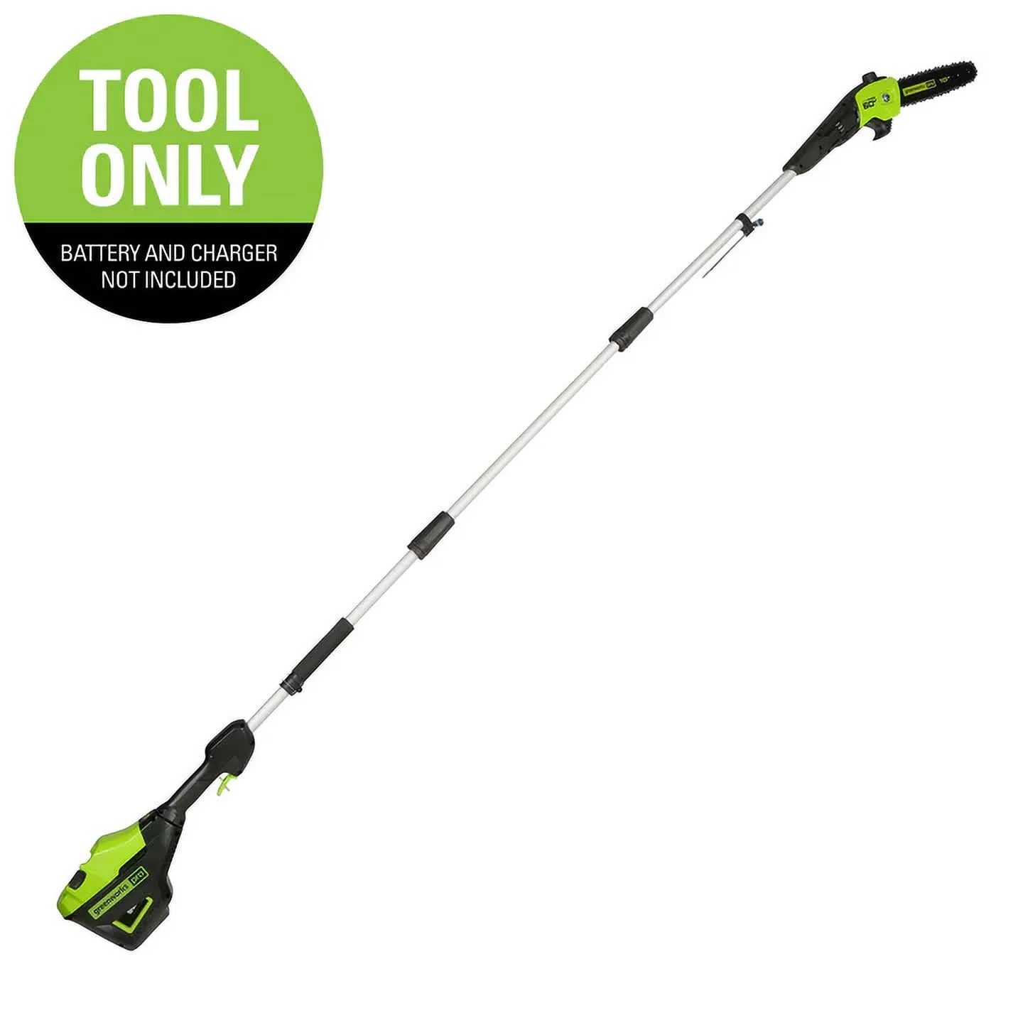 Greenworks 60V 10″ Cordless Battery Pole Saw (Tool Only)