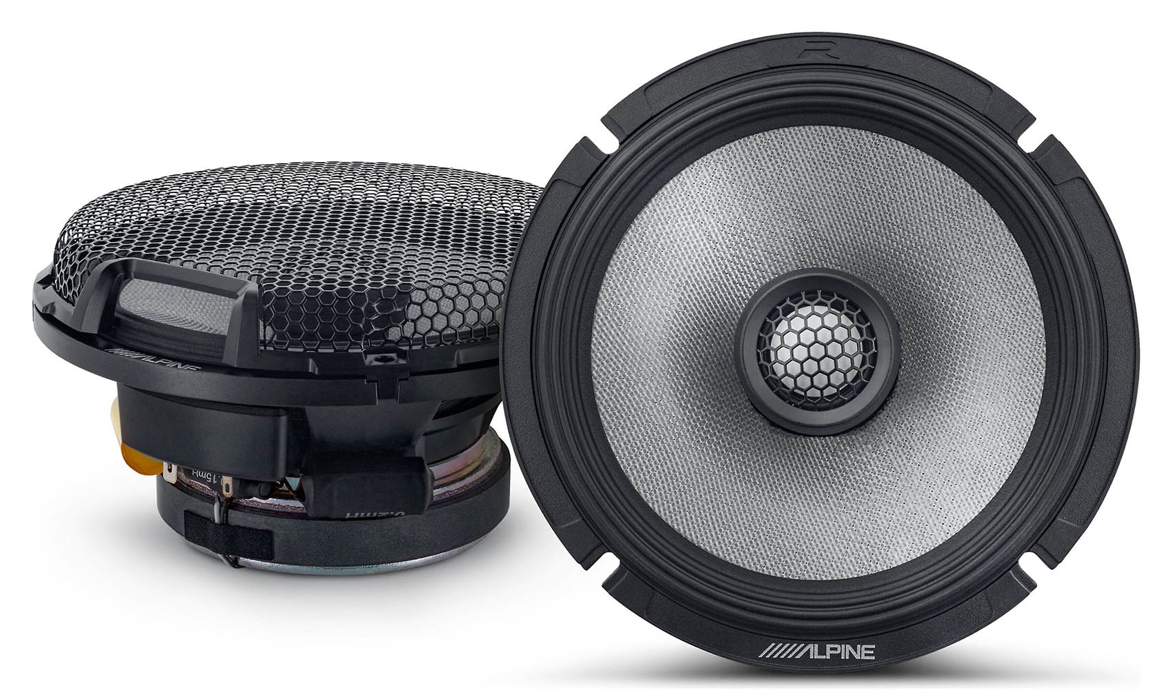 (4) Alpine R2-S65 6.5″ 2-Way Car Audio Speakers High-Resolution Certified