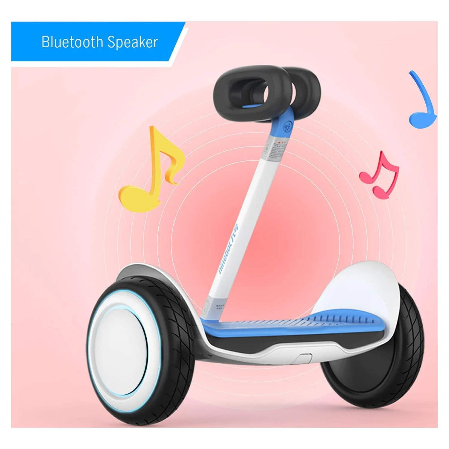 Segway Ninebot S Kids, Smart Self-Balancing Electric Scooter with LED Light, Designed for Children, Blue