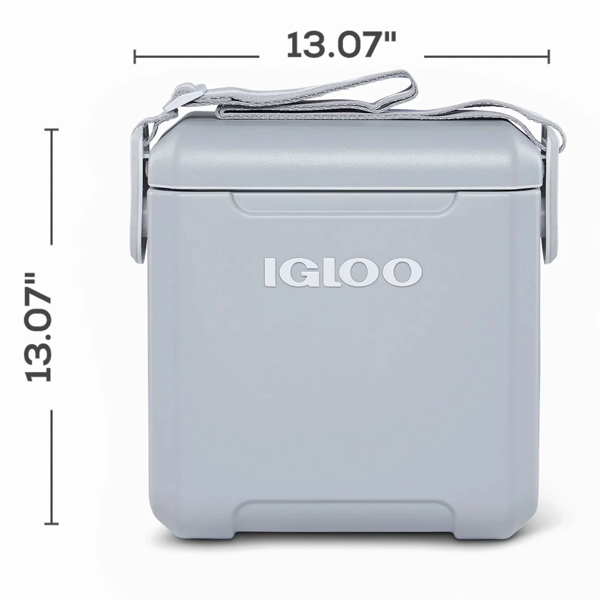 Igloo 11 Quart Tag Along Too Strapped Picnic Style Cooler, Light Gray