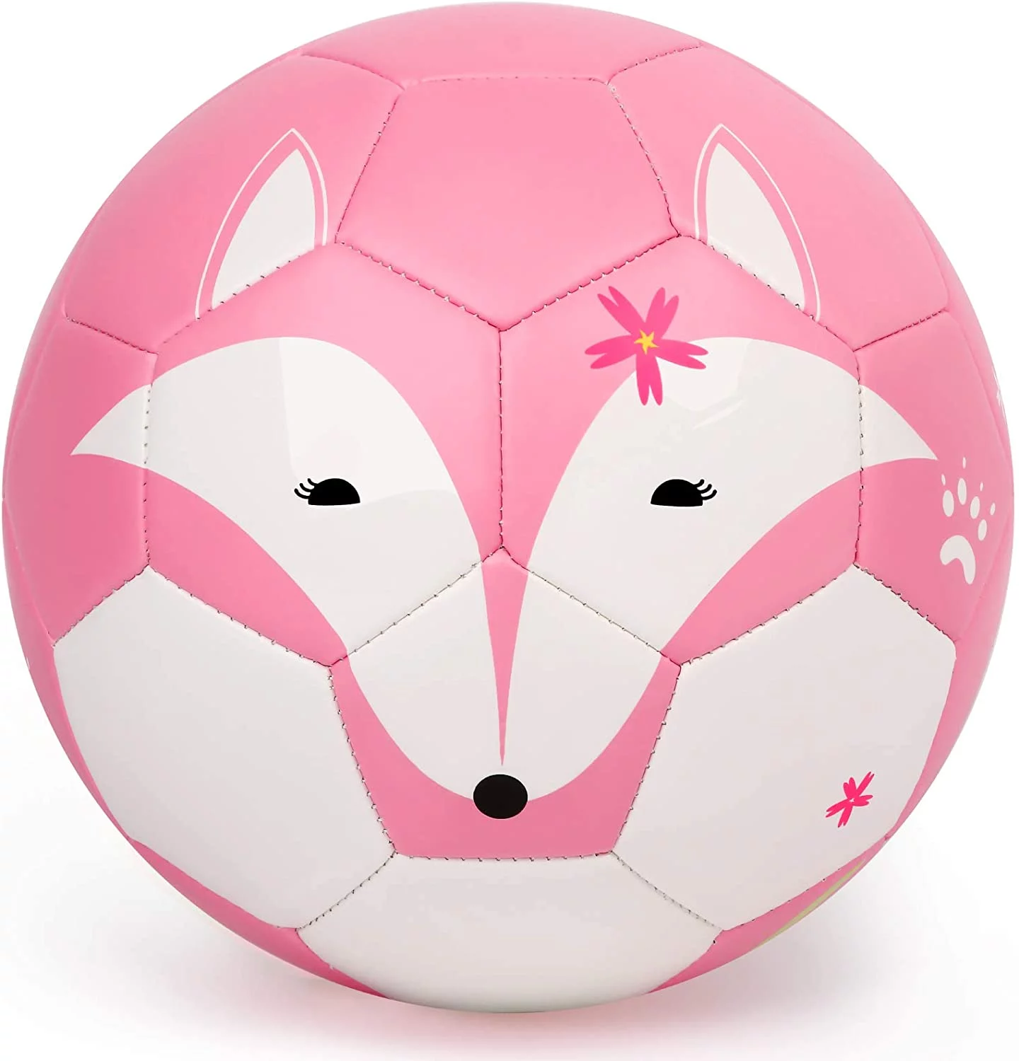 Kids Soccer Ball Size 1, Cartoon Soccer Balls Toys for Girls Boys Toddler Child Gift Outdoor Home Sport with Pump