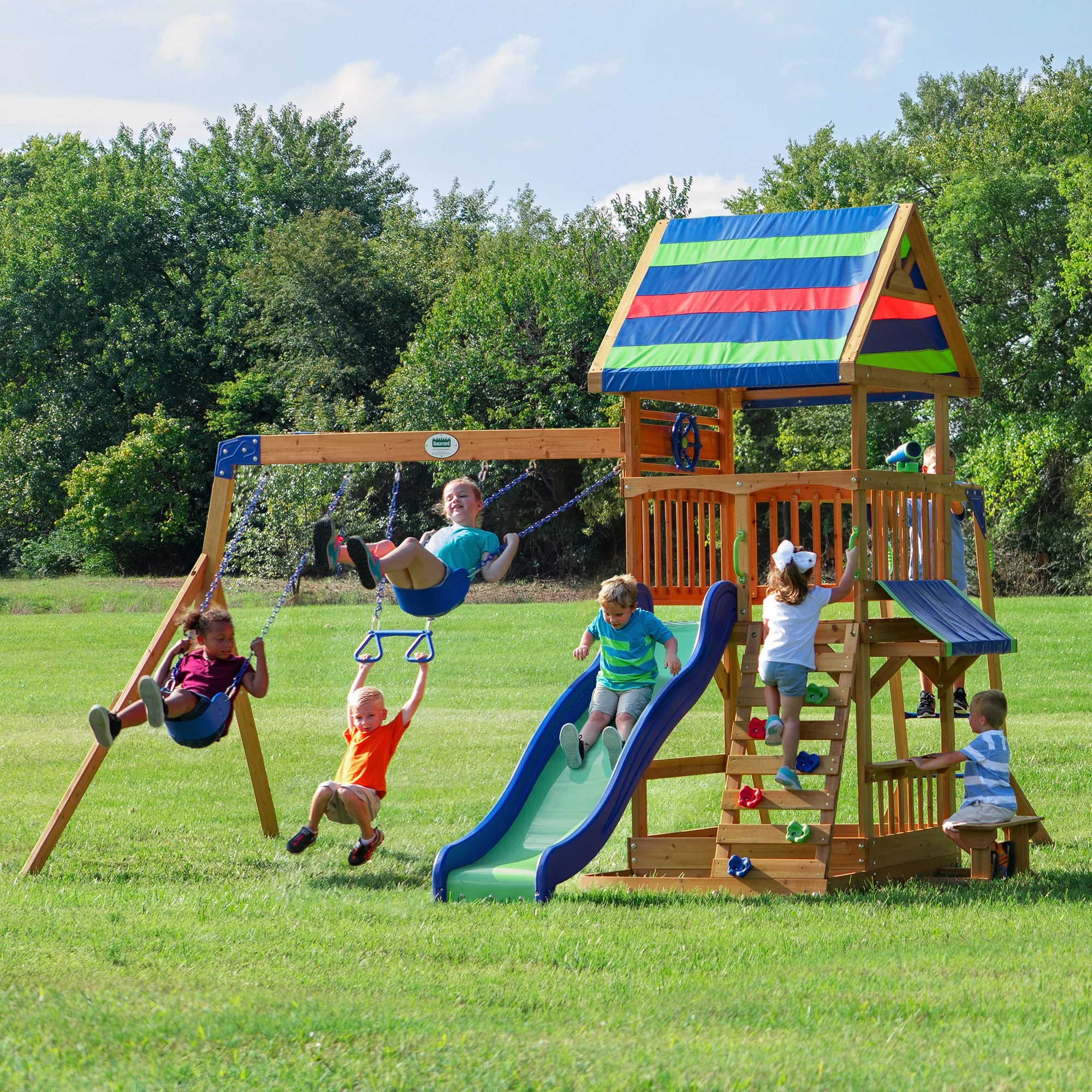 Backyard Discovery Beach Front Swing Set