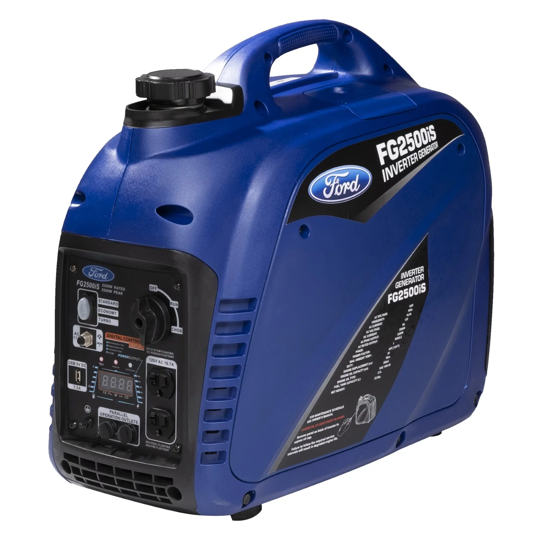 Ford 2,500-Watt Super Quiet Gasoline Powered Inverter Generator ?C CARB Compliant