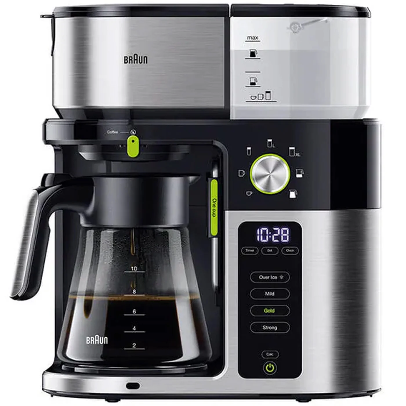 Braun MultiServe Drip Coffee Maker, Black KF9050 – (Renewed)