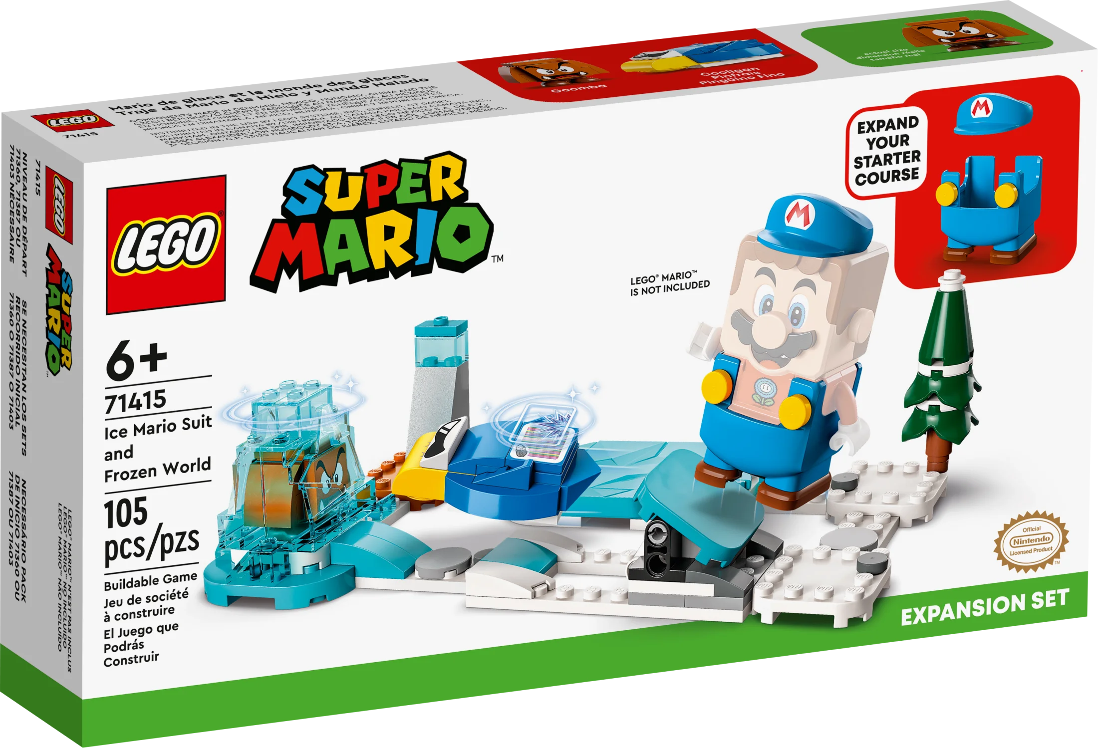 LEGO Super Mario Ice Suit & Frozen WorldExpansion Set 71415