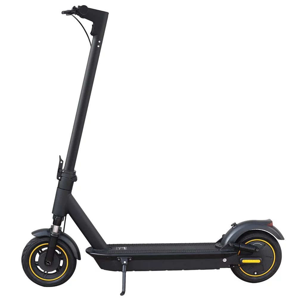 AOVOPRO Esmax 500W 10′ Foldable Electric Scooter for Adults with Air Tire and Dual Shock Absorption, Dual Braking