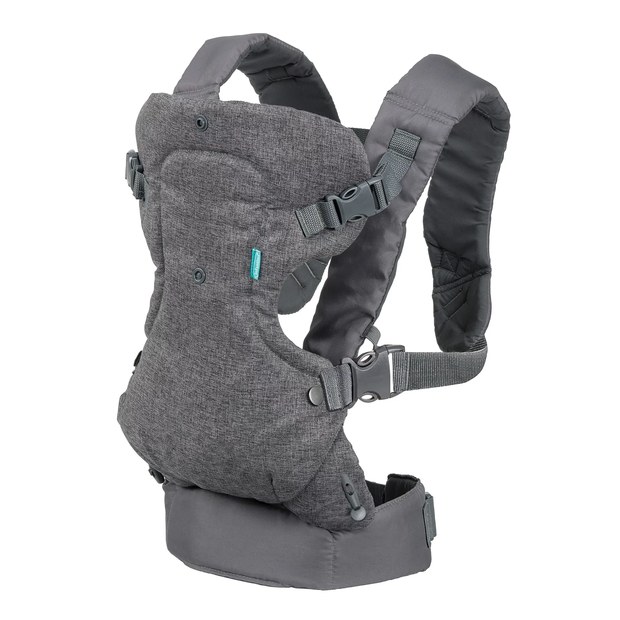 Infantino Flip 4-in-1 Convertible Baby Carrier, 4-Position, 8-32lb, Black