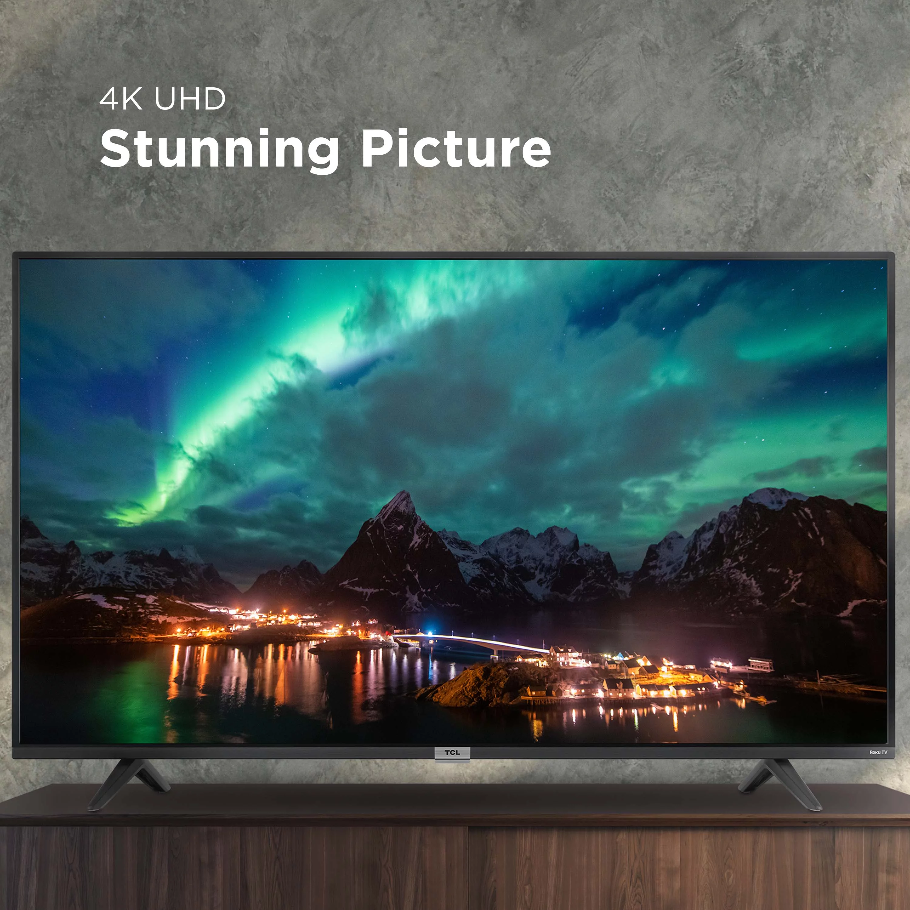 TCL 43″ Class 4-Series 4K UHD HDR Roku Smart TV – 43S431