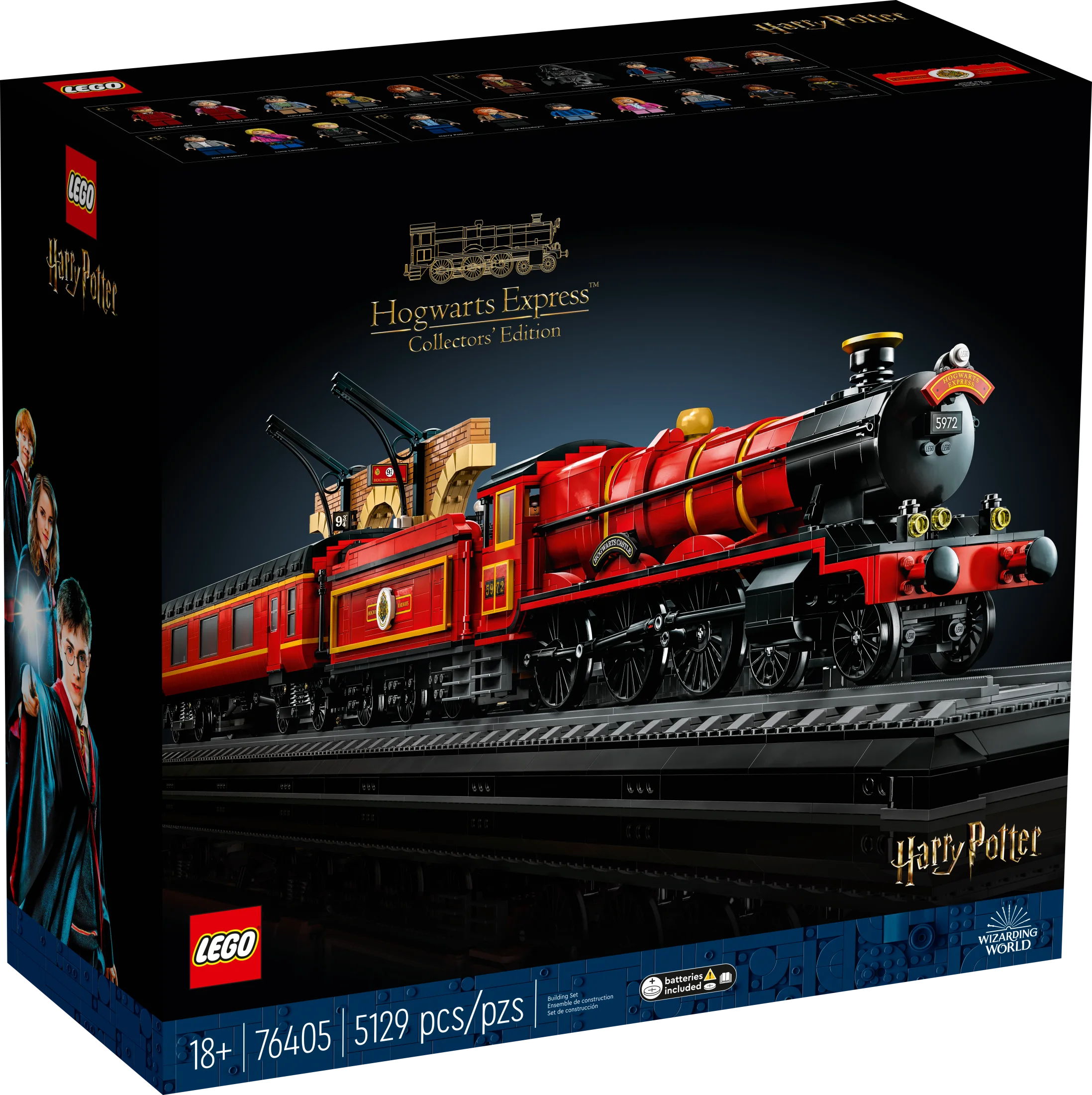 LEGO Harry Potter Hogwarts Express ?C Collectors’ Edition 76405, Iconic Replica Model Steam Train from the Films, Collectible Memorabilia Set for Adults