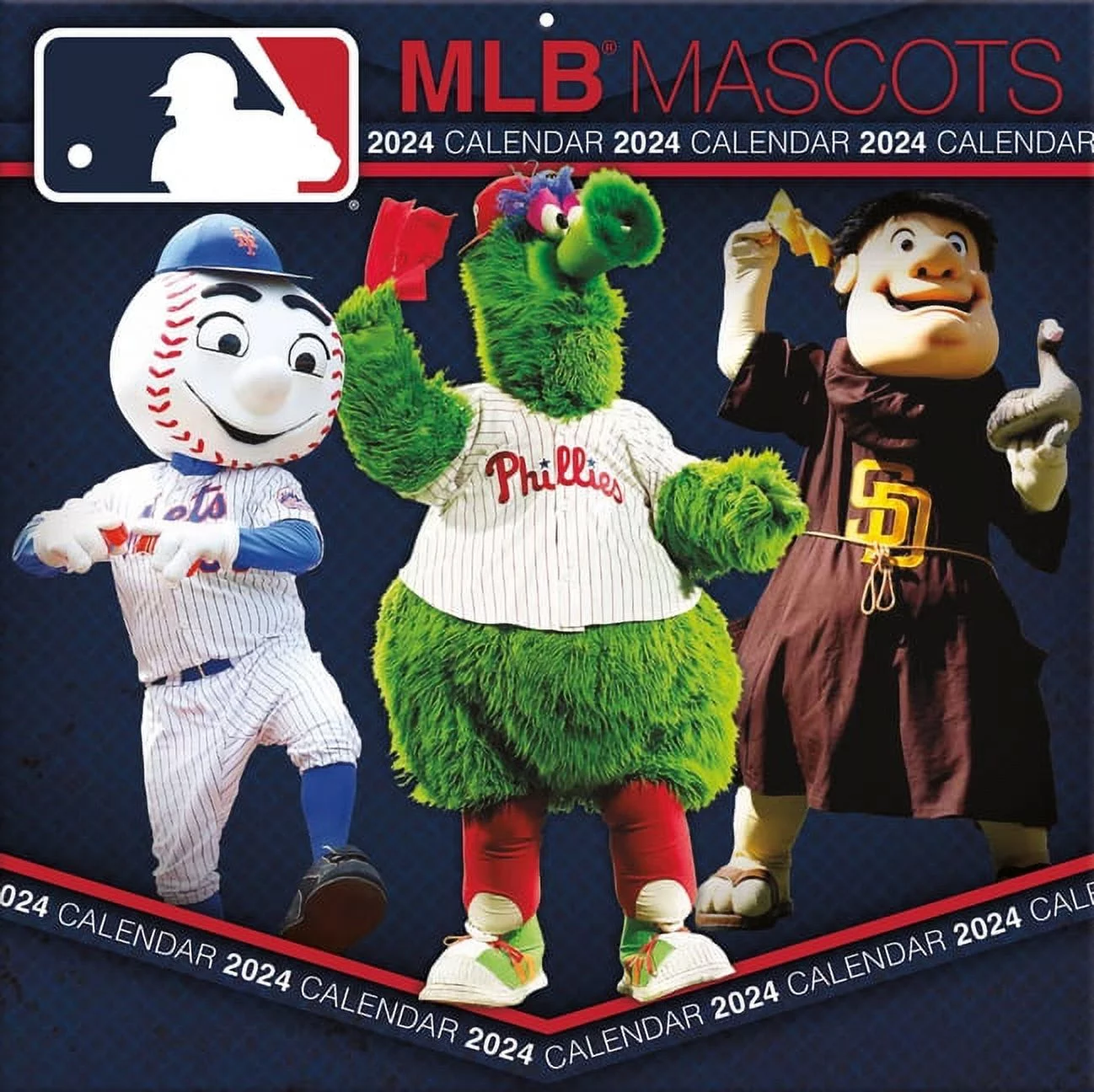 Mlb Mascots 2024 12×12 Wall Calendar (Other)