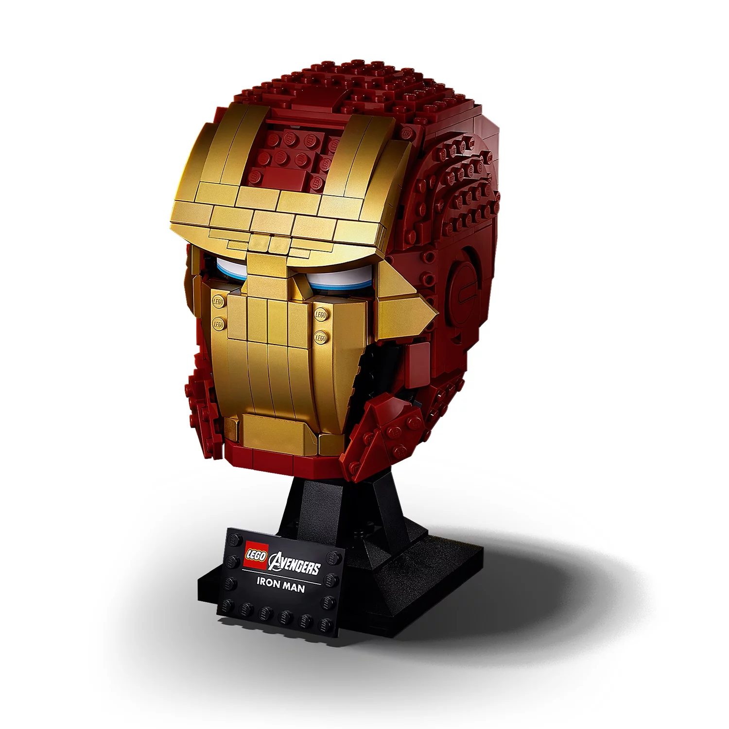 LEGO Marvel Avengers Iron Man Helmet 76165; Brick Iron Man-Mask for-Adults to Build and Display, Creative Challenge for Marvel Fans (480 Pieces)