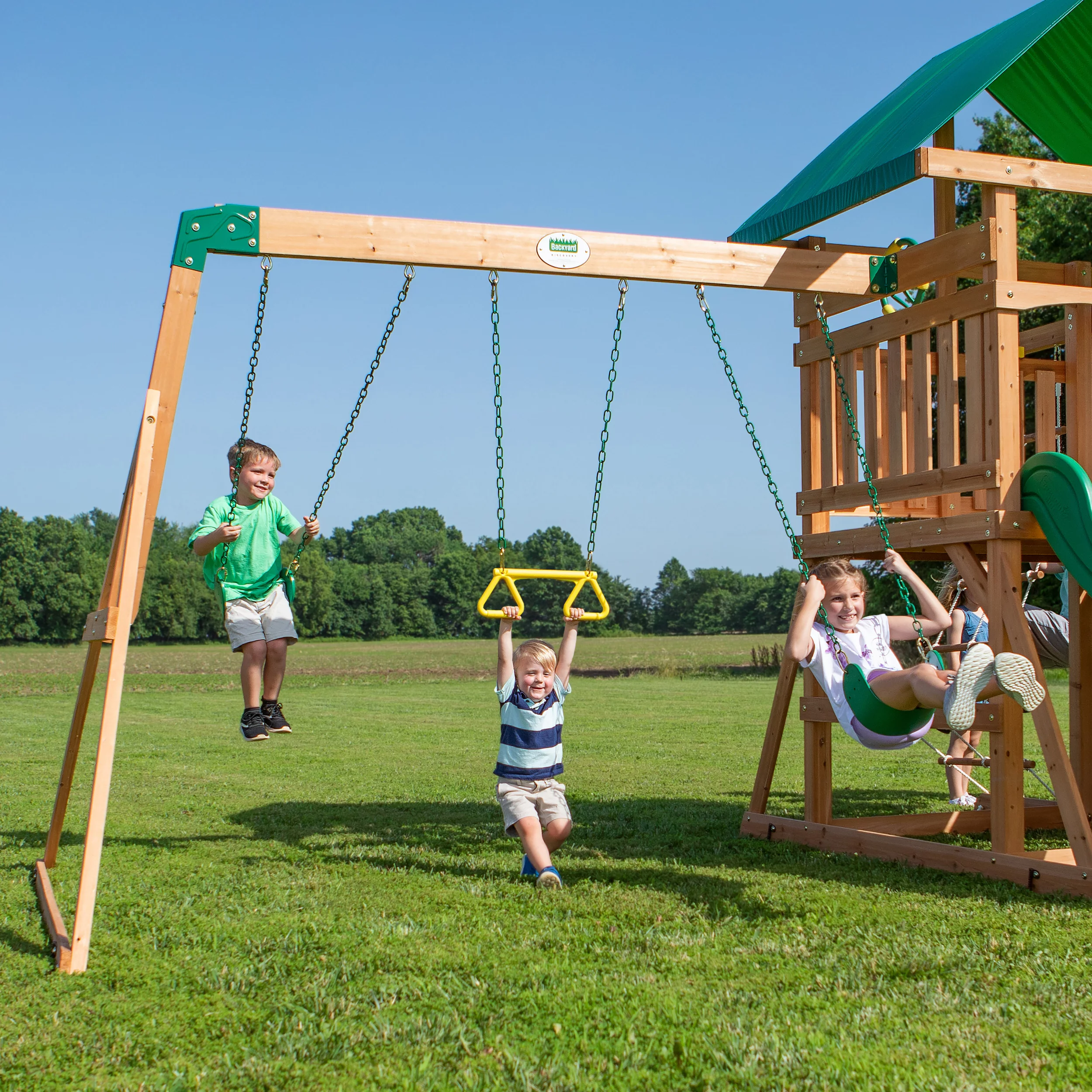 Backyard Discovery Mount McKinley Swing Set